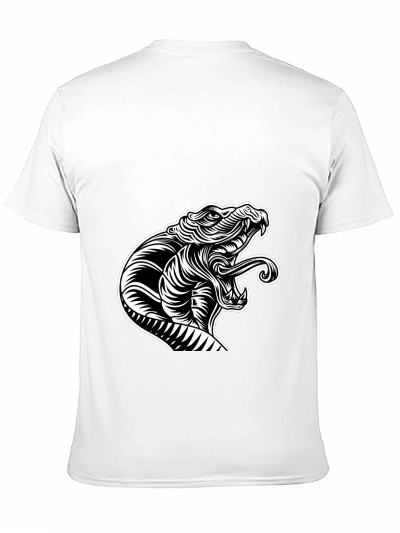 Snake Graphic Black T-Shirt