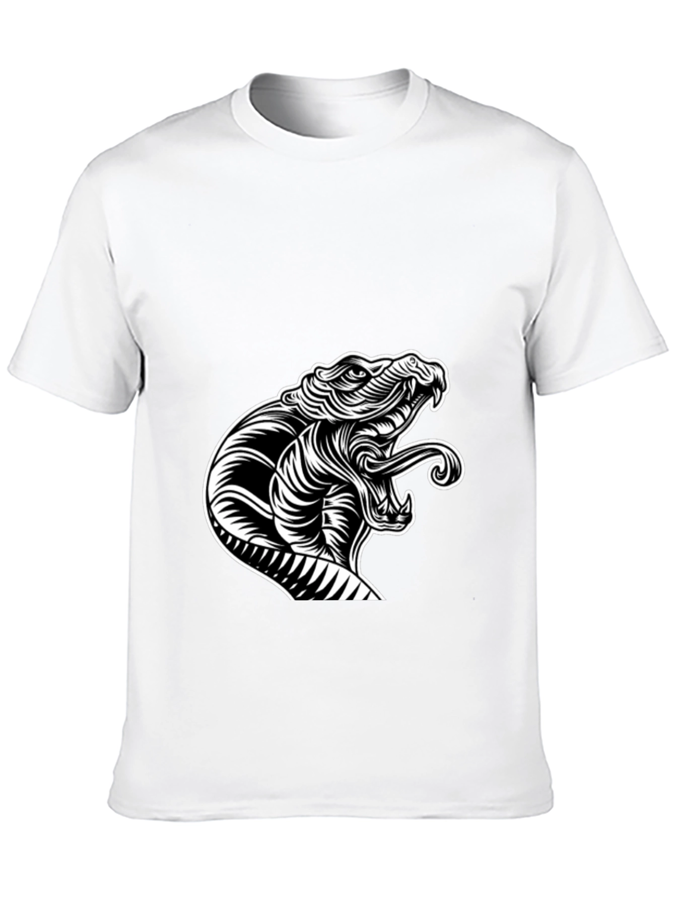Snake Graphic Black T-Shirt
