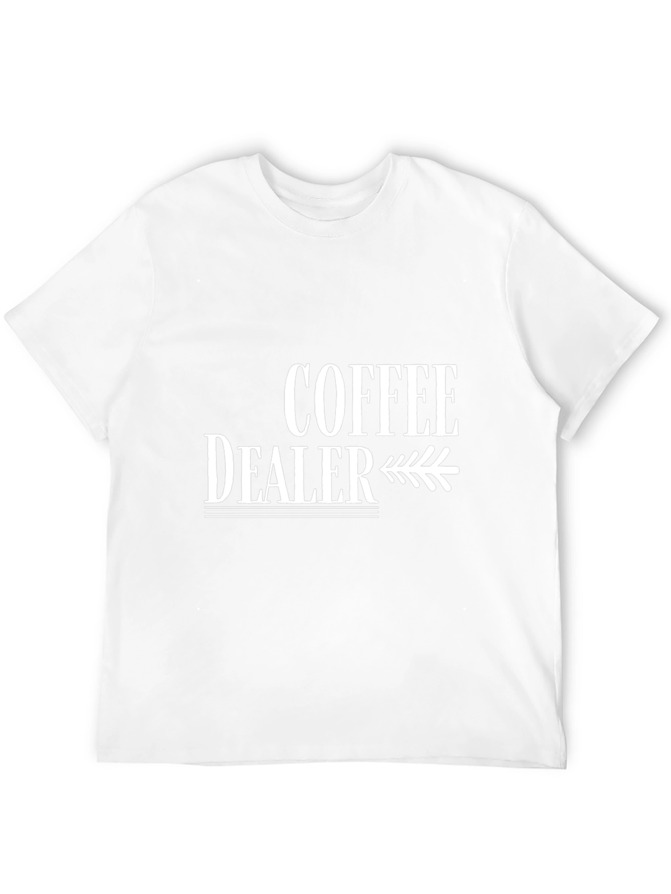 Coffee Dealer Graphic Tee - Black Cotton Shirt