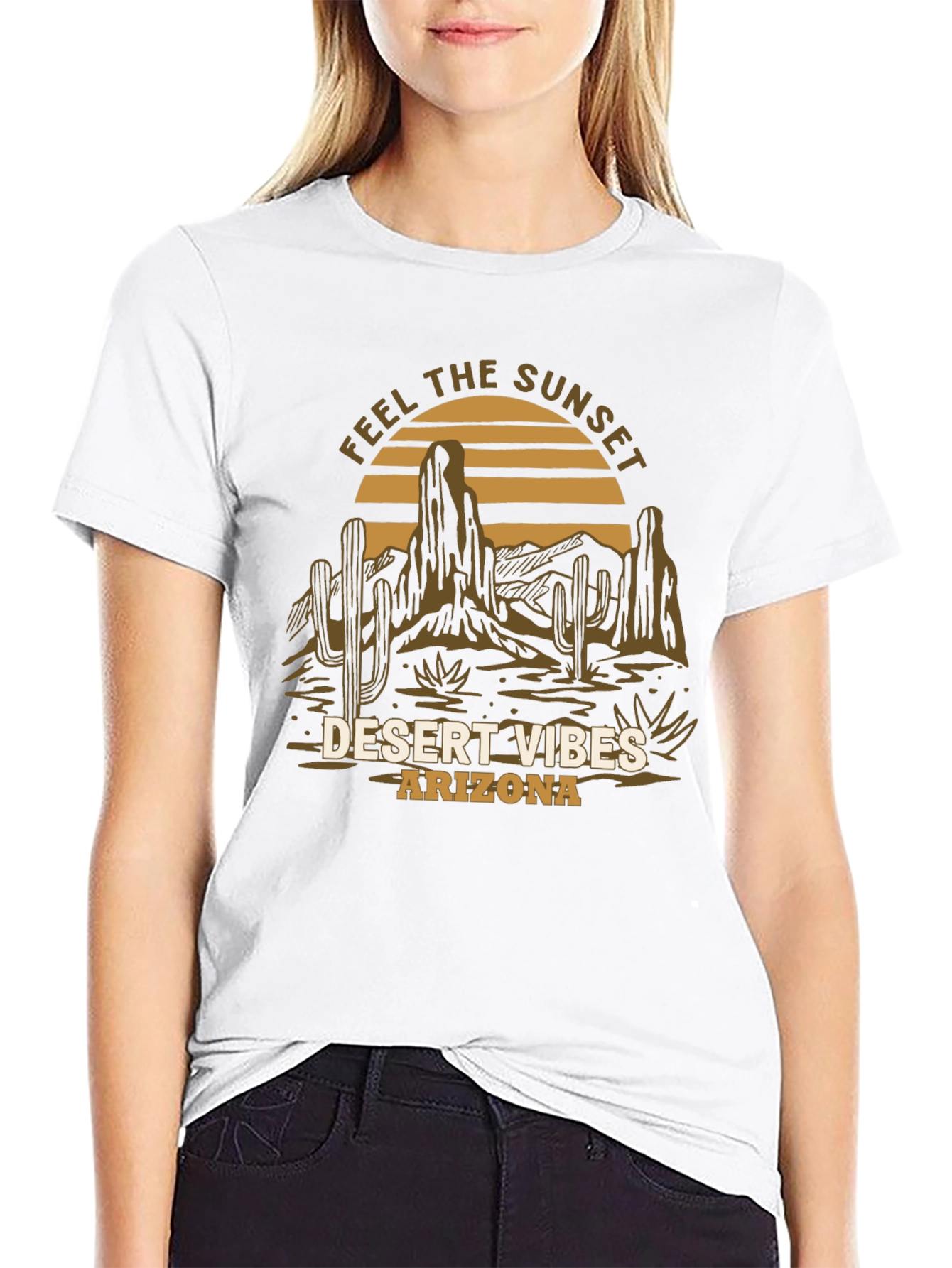 Desert Vibes Arizona Tee - Sunset Graphic T-Shirt