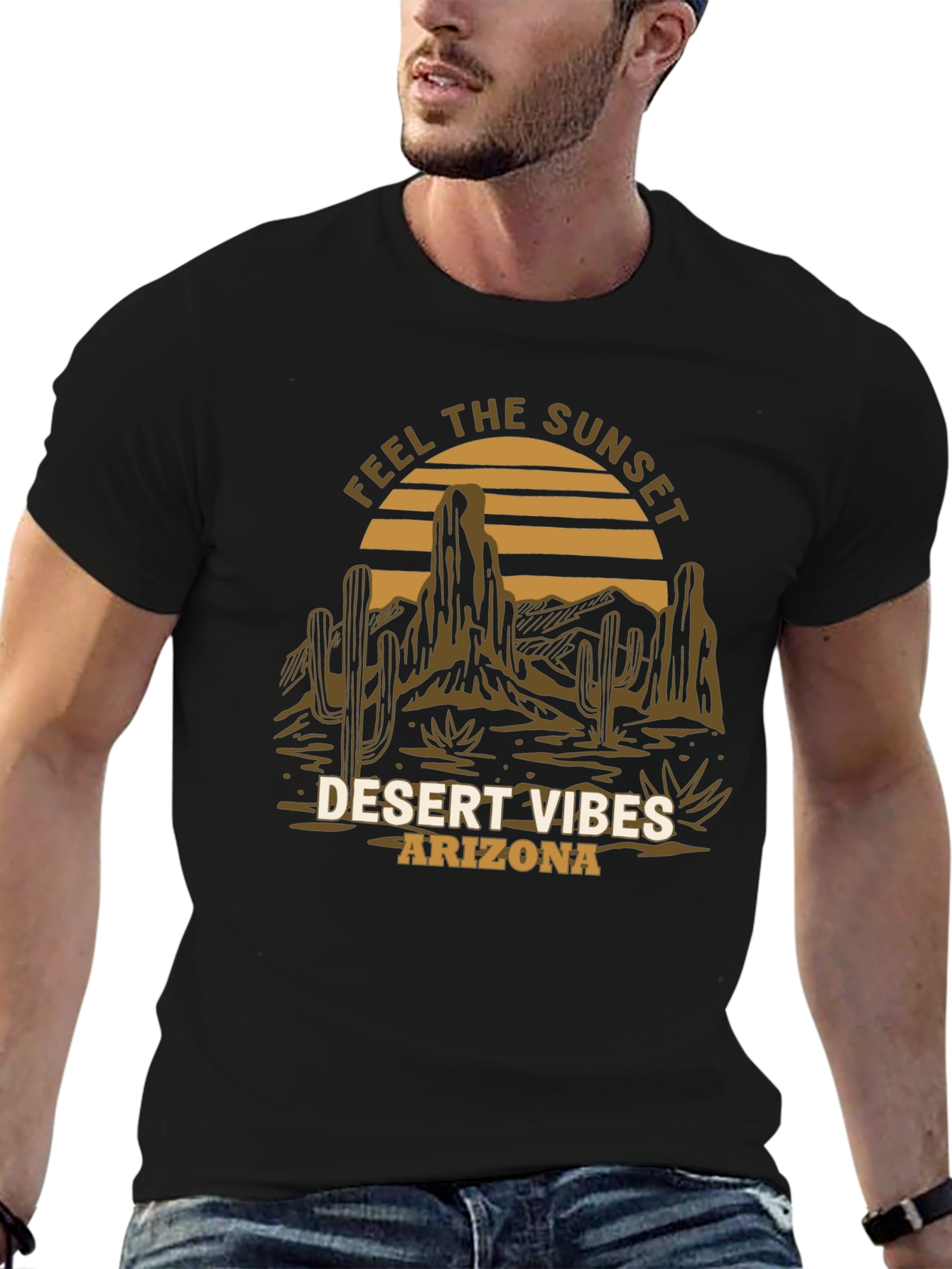 Desert Vibes Arizona Tee - Sunset Graphic T-Shirt