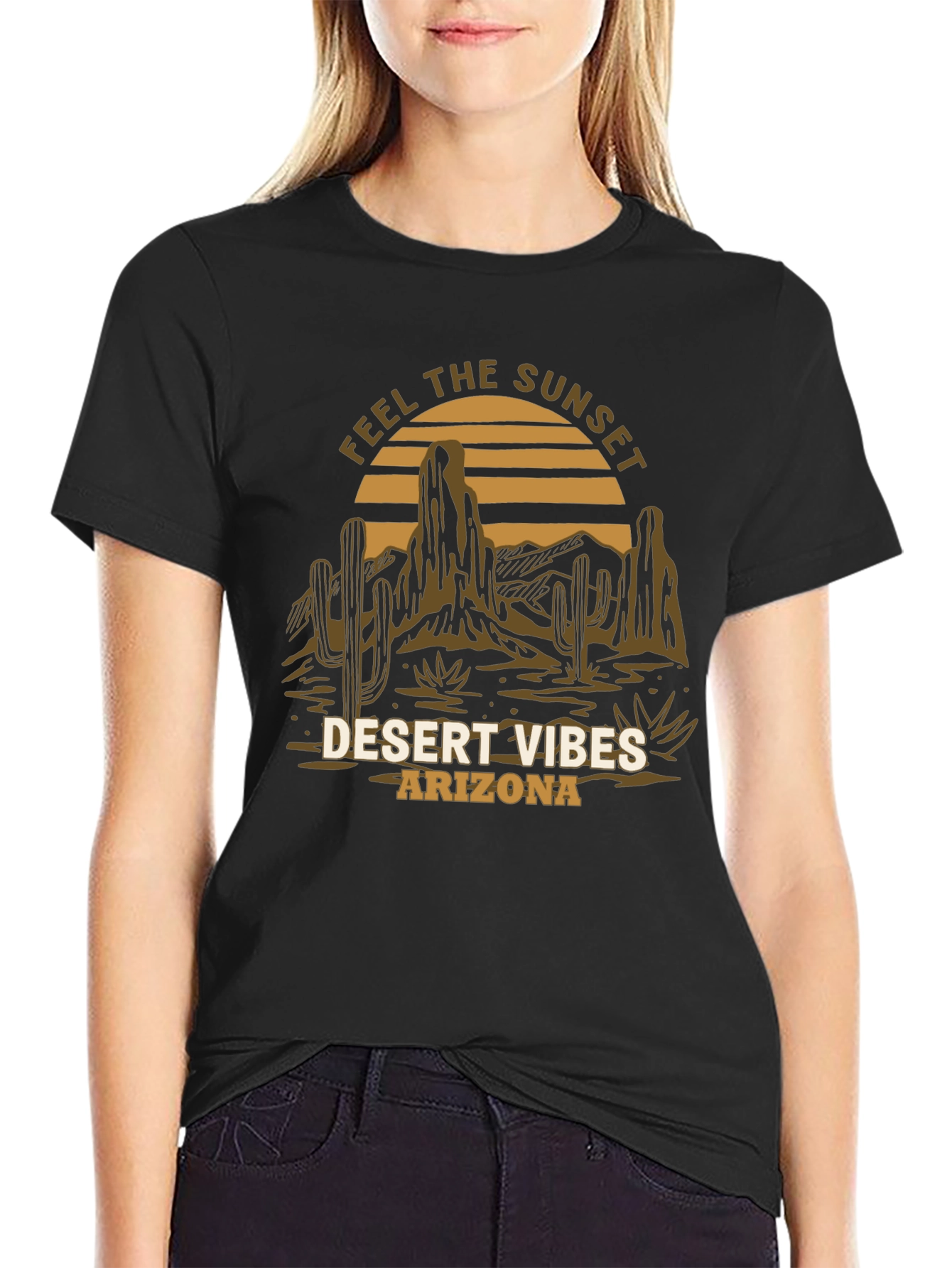 Desert Vibes Arizona Tee - Sunset Graphic T-Shirt