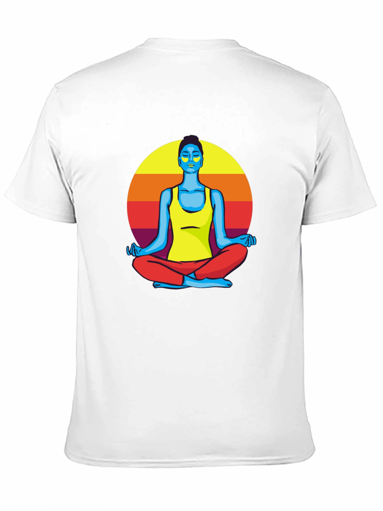 Meditative Sunset T-Shirt - Unisex Black Tee