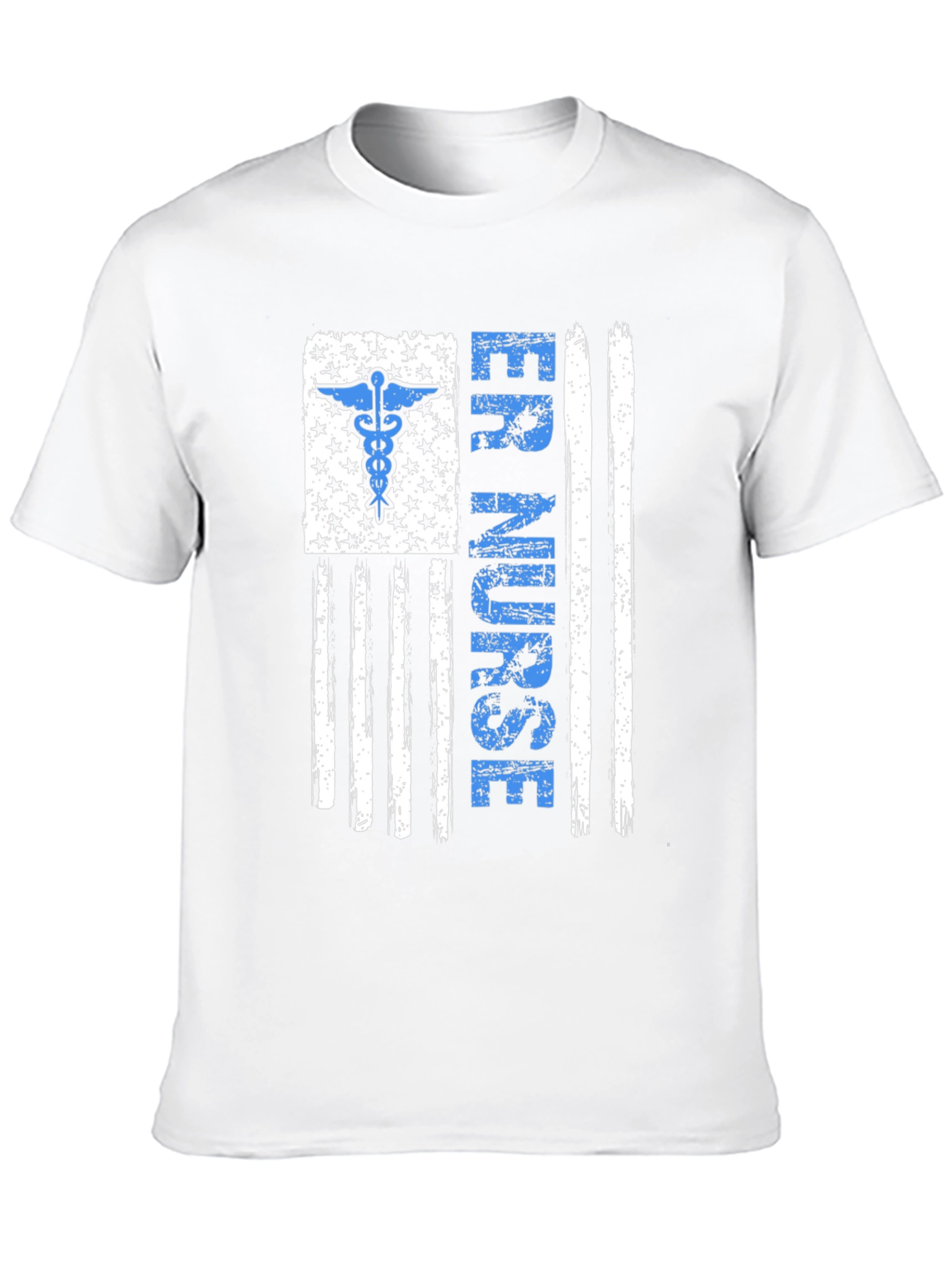ER Nurse American Flag Graphic Tee