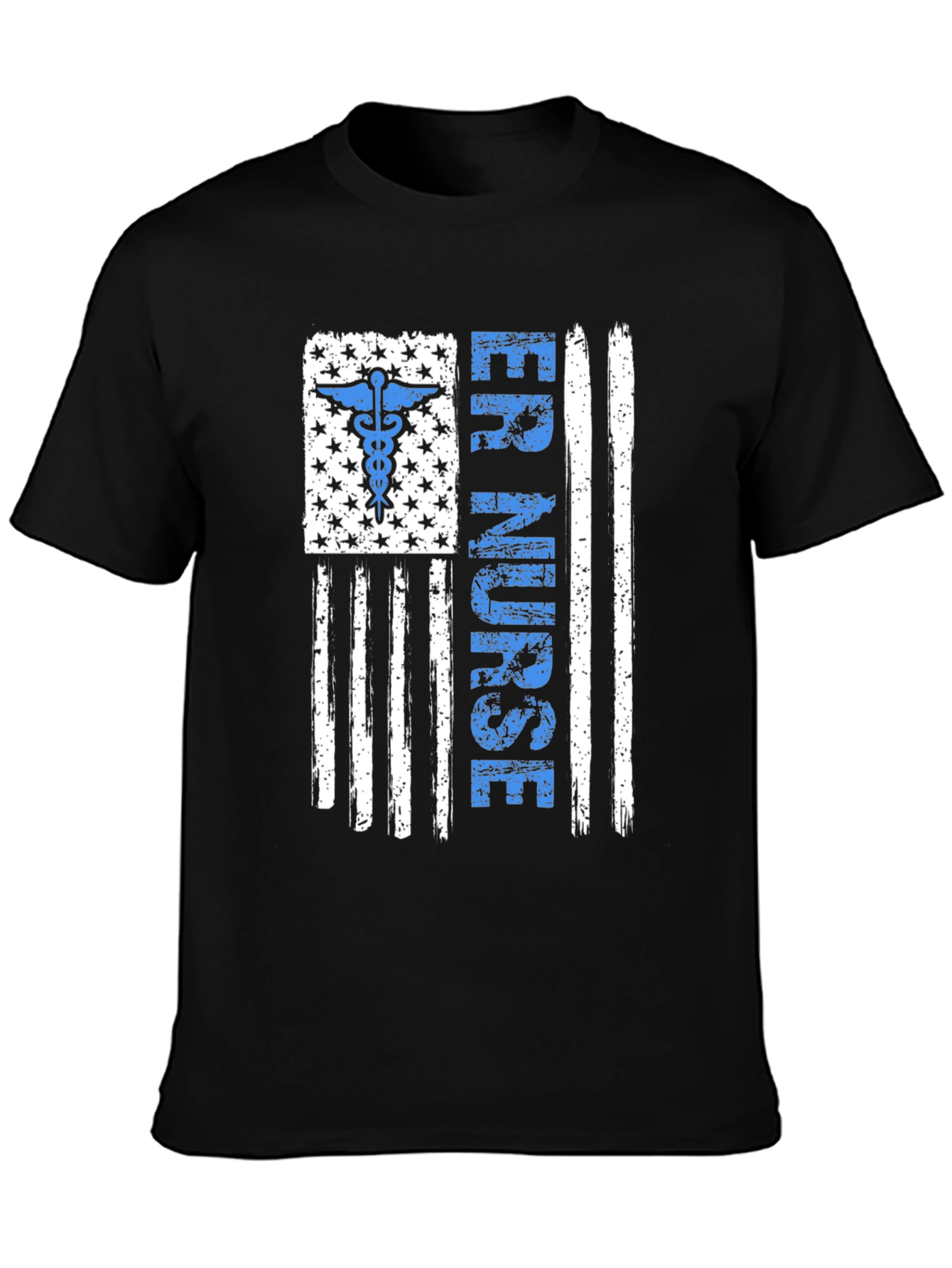 ER Nurse American Flag Graphic Tee