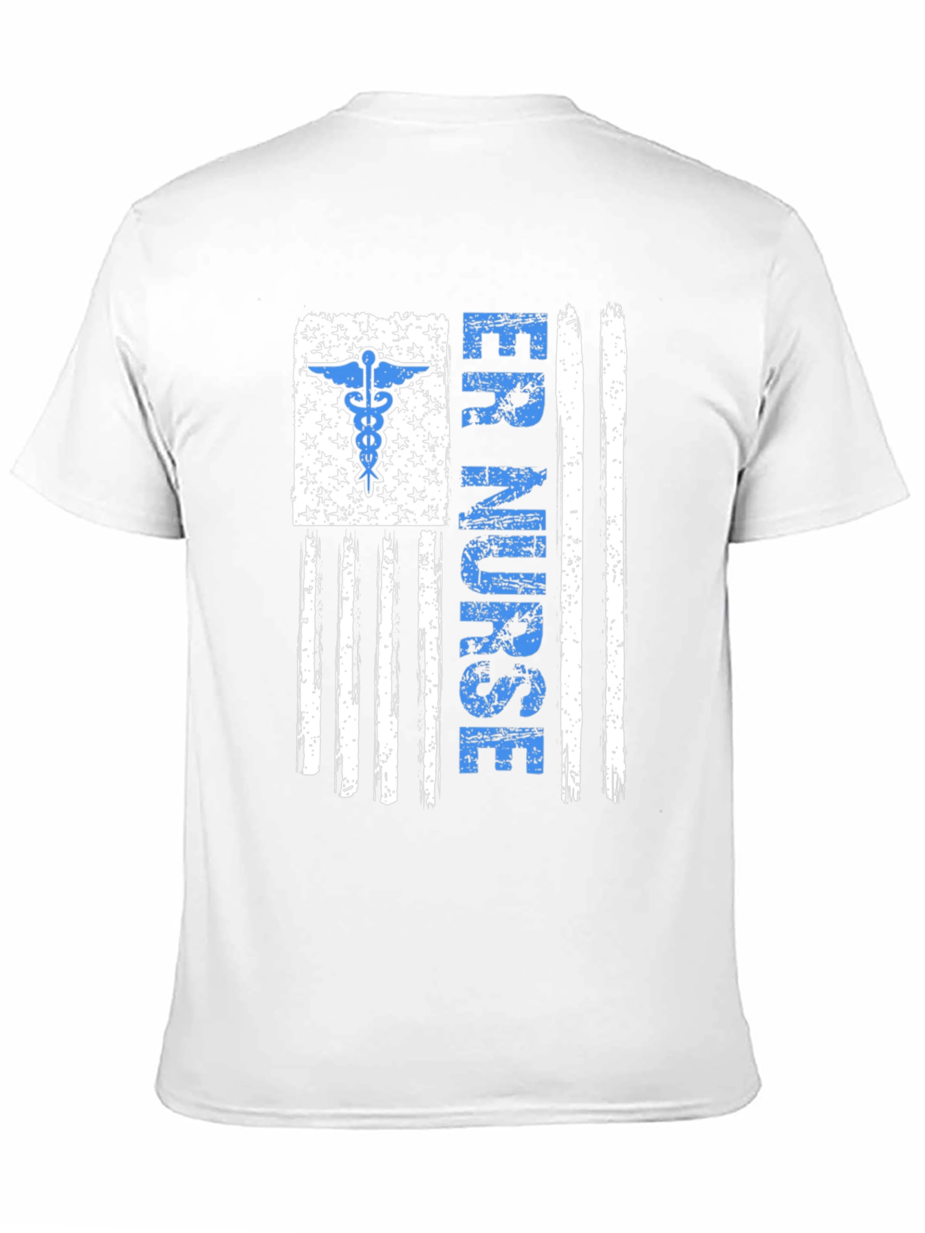ER Nurse American Flag Graphic Tee