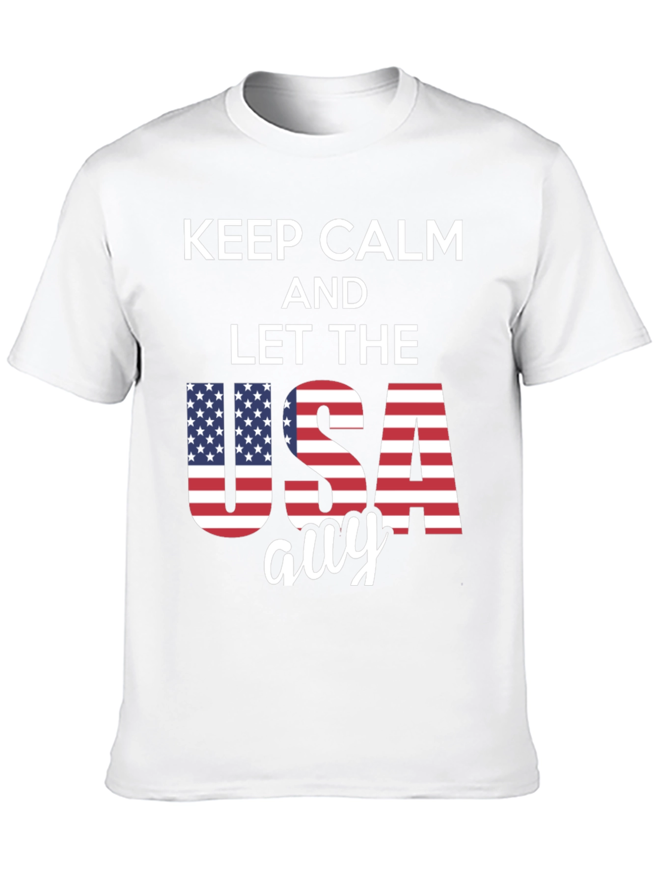Keep Calm USA T-Shirt - Patriotic Style