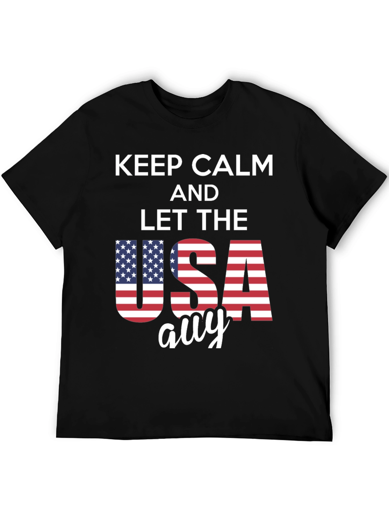 Keep Calm USA T-Shirt - Patriotic Style