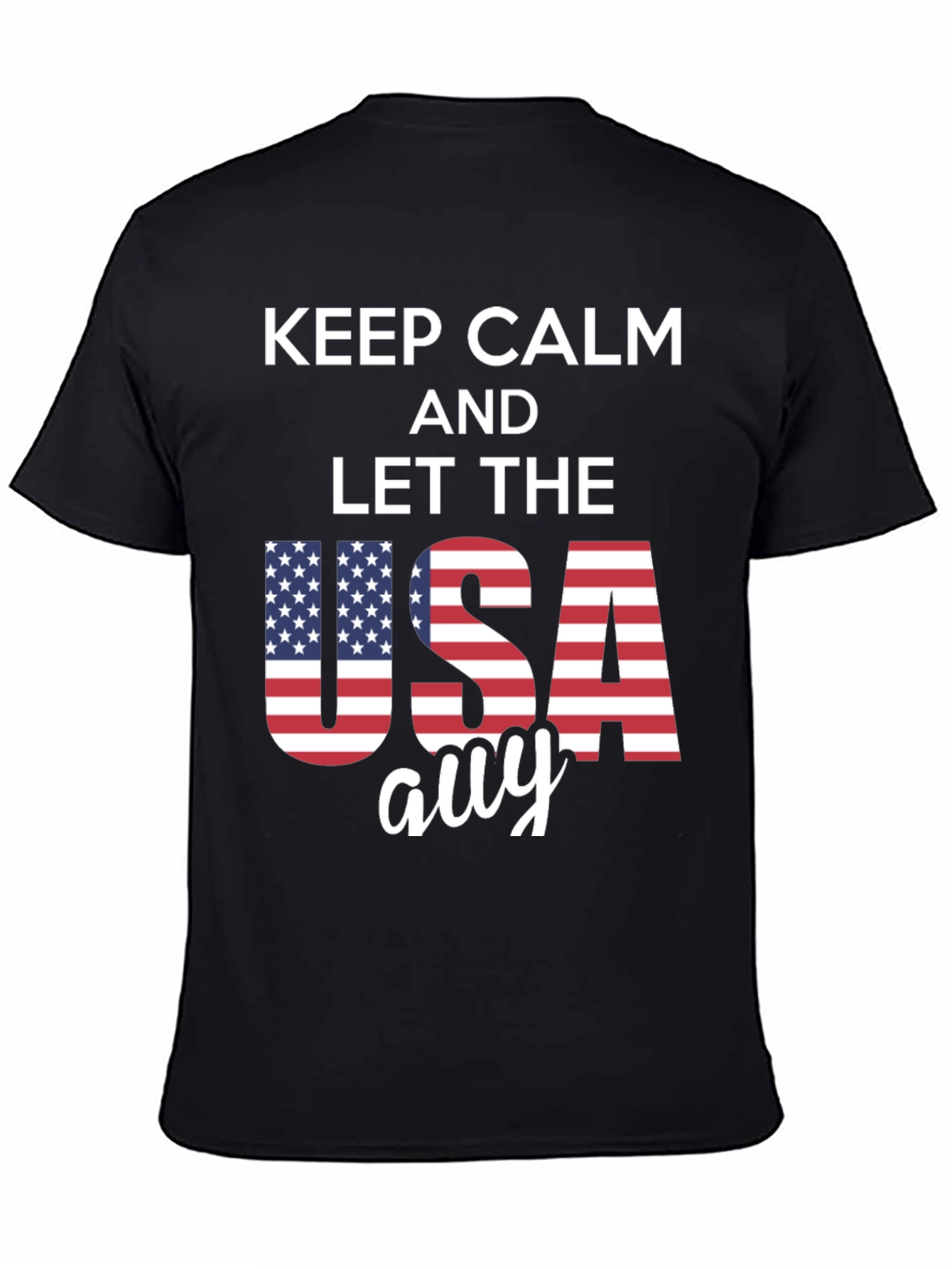 Keep Calm USA T-Shirt - Patriotic Style