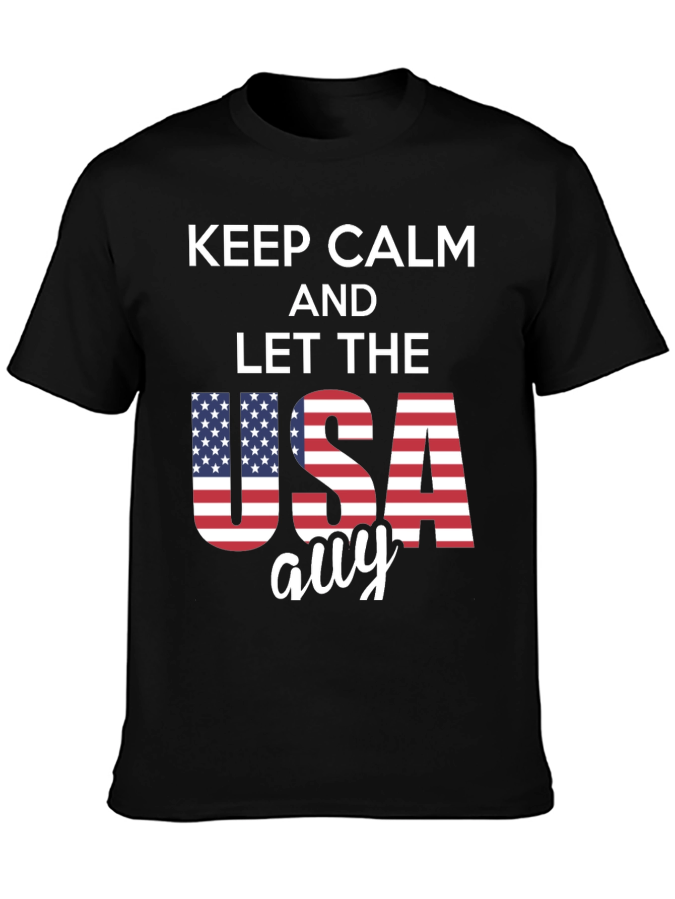 Keep Calm USA T-Shirt - Patriotic Style