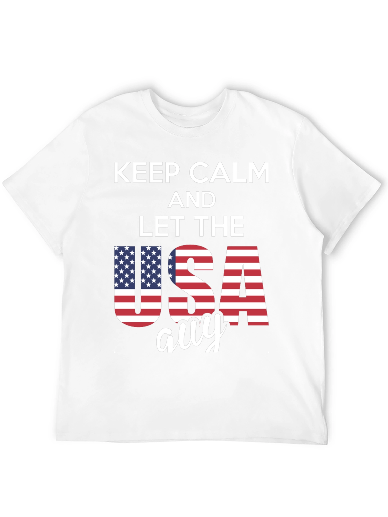 Keep Calm USA T-Shirt - Patriotic Style