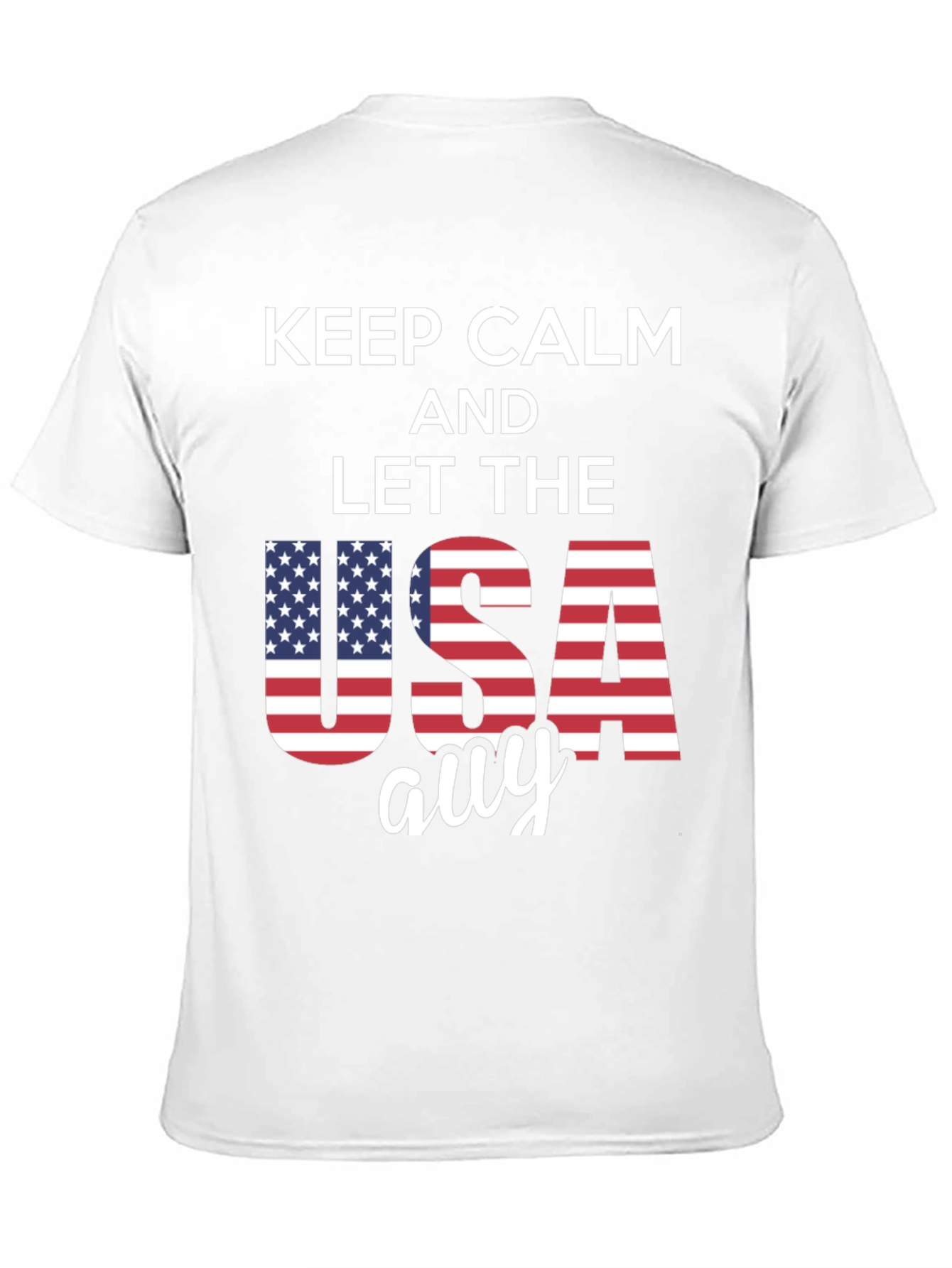 Keep Calm USA T-Shirt - Patriotic Style