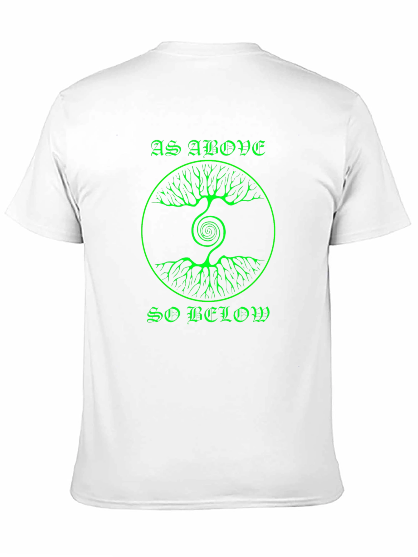 As Above So Below Tree Graphic T-Shirt