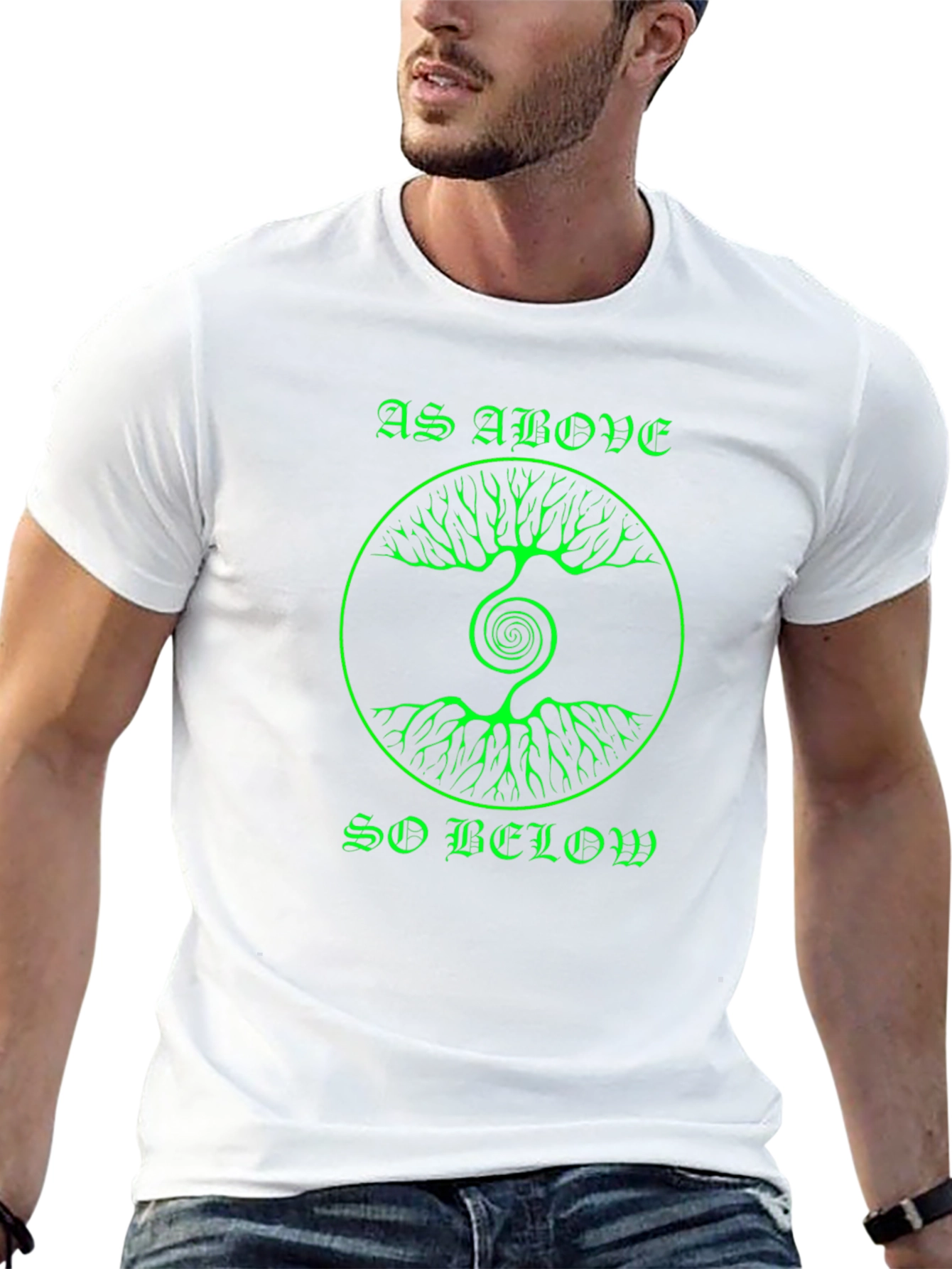 As Above So Below Tree Graphic T-Shirt
