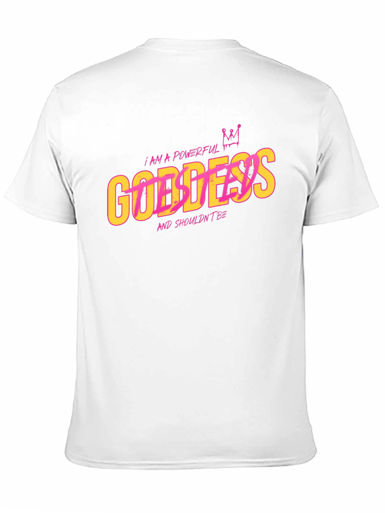 Powerful Goddess Graphic T-Shirt - Black