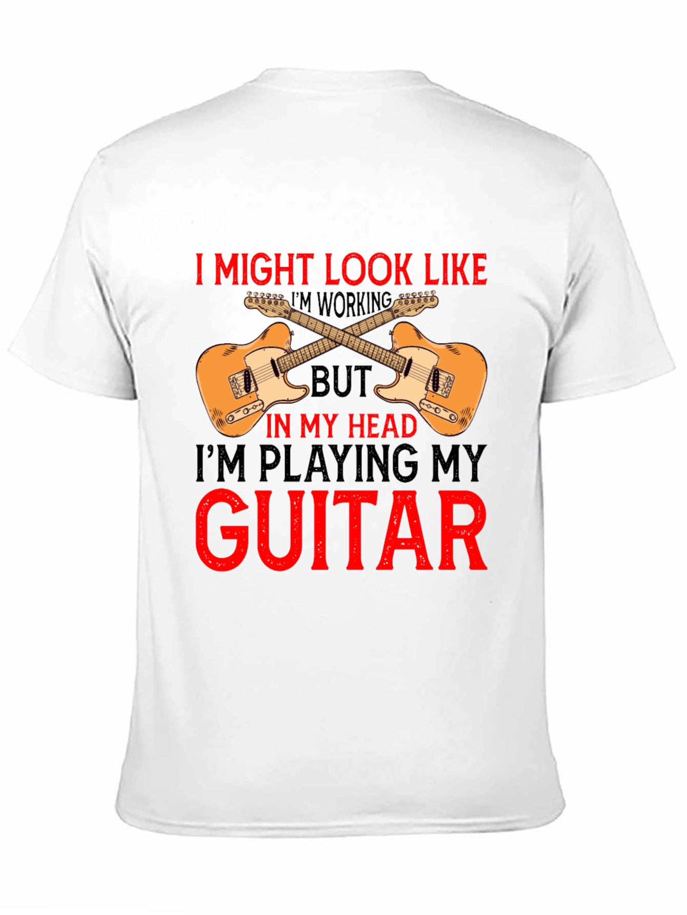 Guitar Lover T-Shirt - Im Playing My Guitar