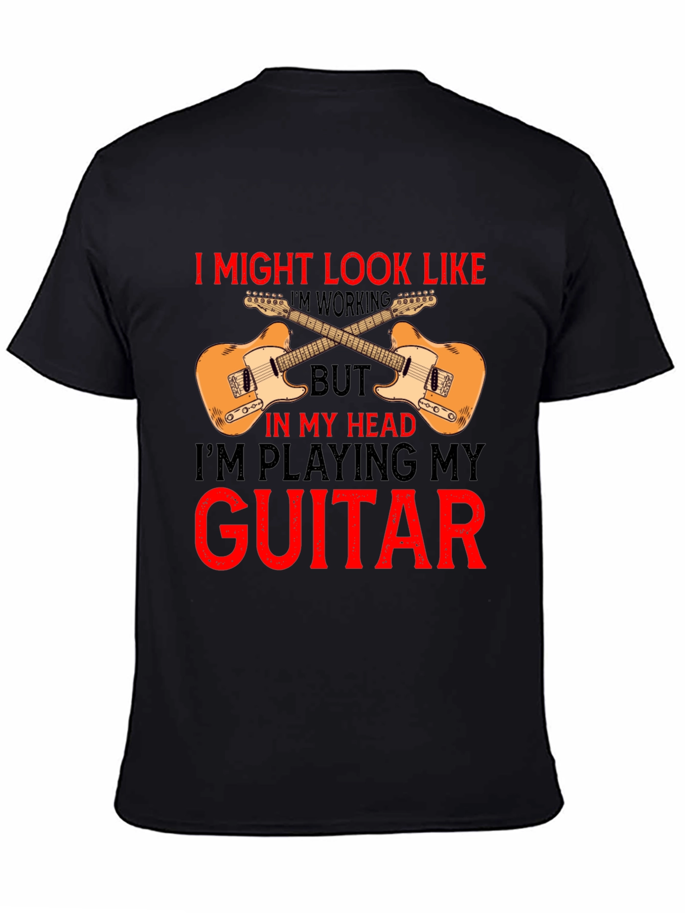 Guitar Lover T-Shirt - Im Playing My Guitar