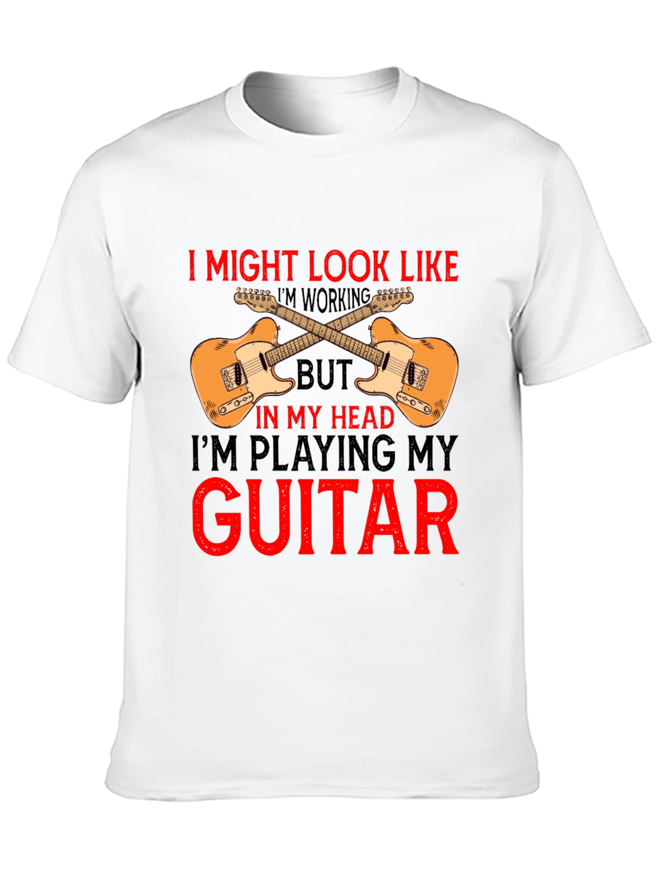 Guitar Lover T-Shirt - Im Playing My Guitar
