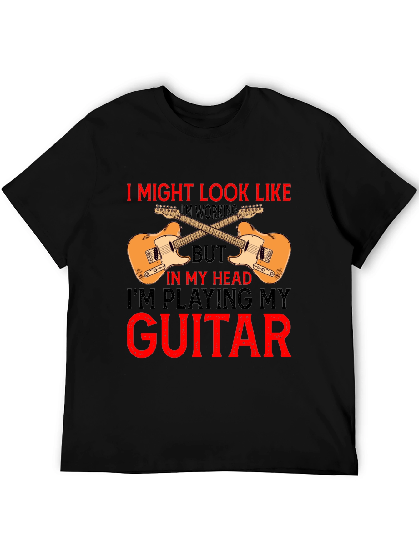 Guitar Lover T-Shirt - Im Playing My Guitar