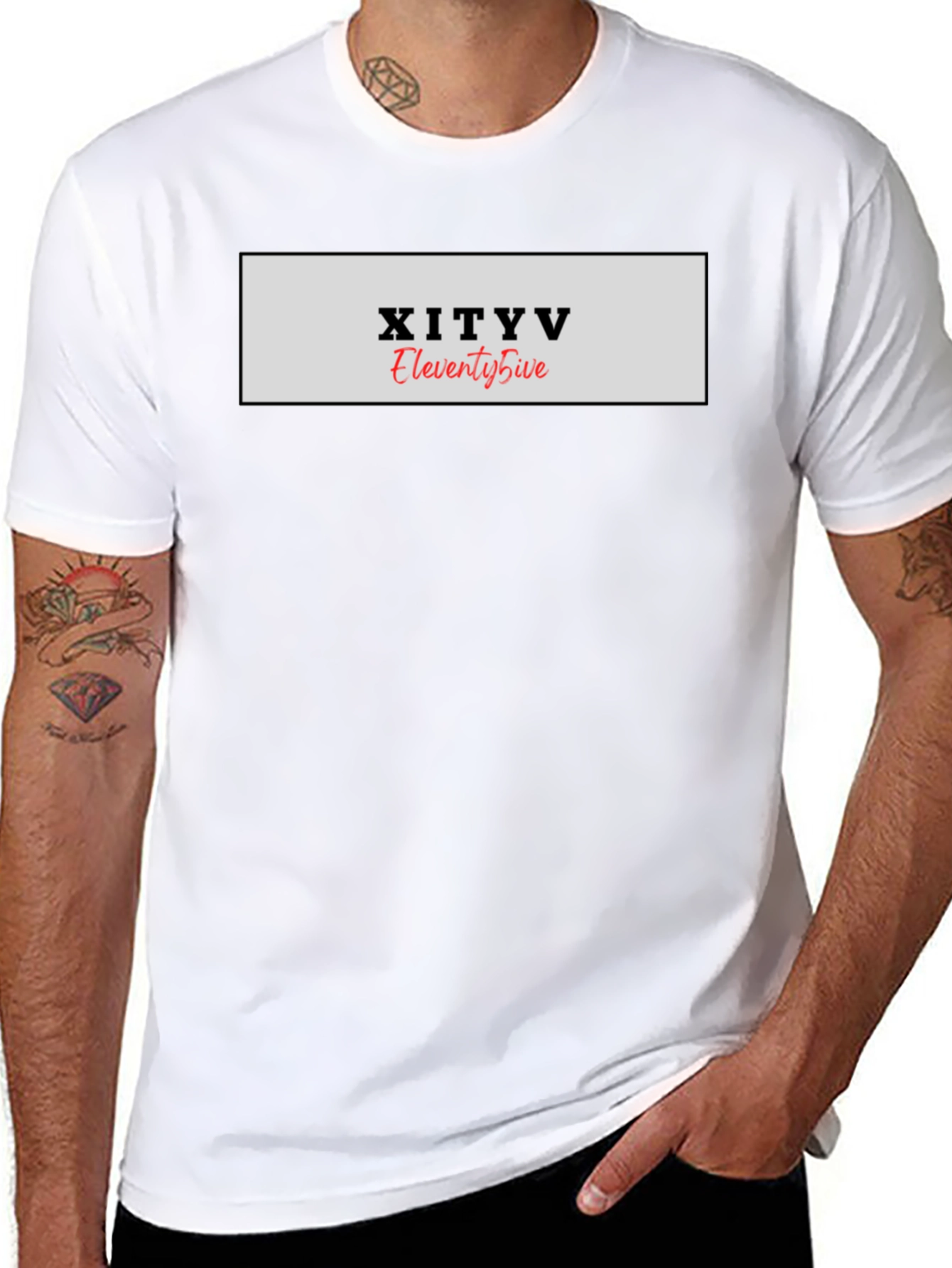 XITYV ElevenntyFive Graphic Tee - Stylish Cotton T-Shirt