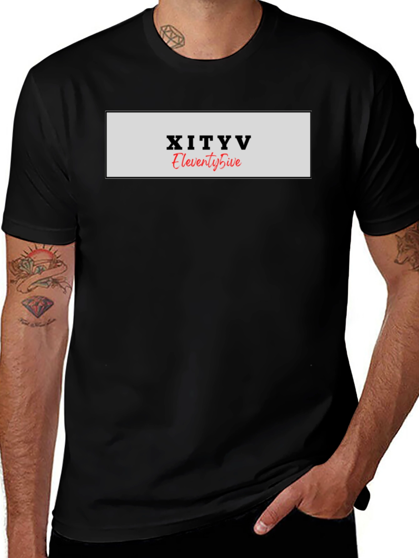 XITYV ElevenntyFive Graphic Tee - Stylish Cotton T-Shirt
