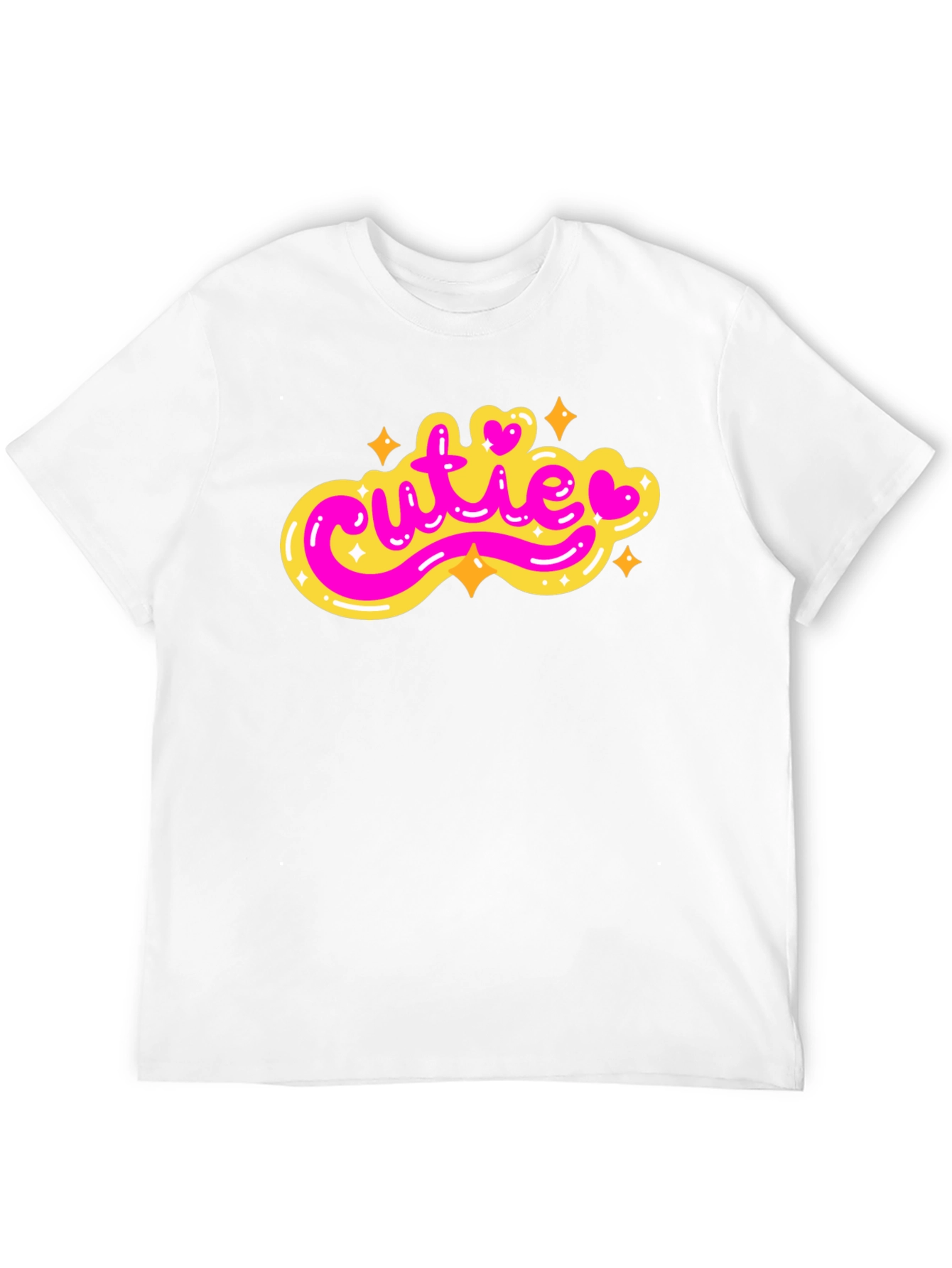 Cutie Graphic Tee - Stylish Black T-Shirt