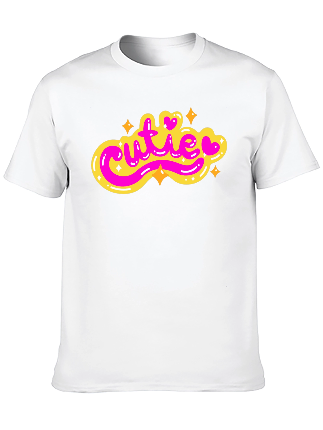 Cutie Graphic Tee - Stylish Black T-Shirt