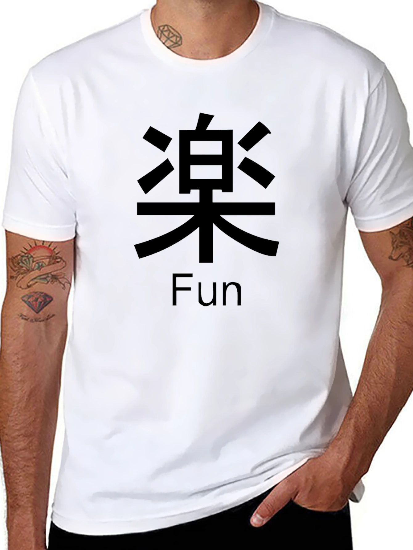 Fun Kanji T-Shirt - Soft & Stylish