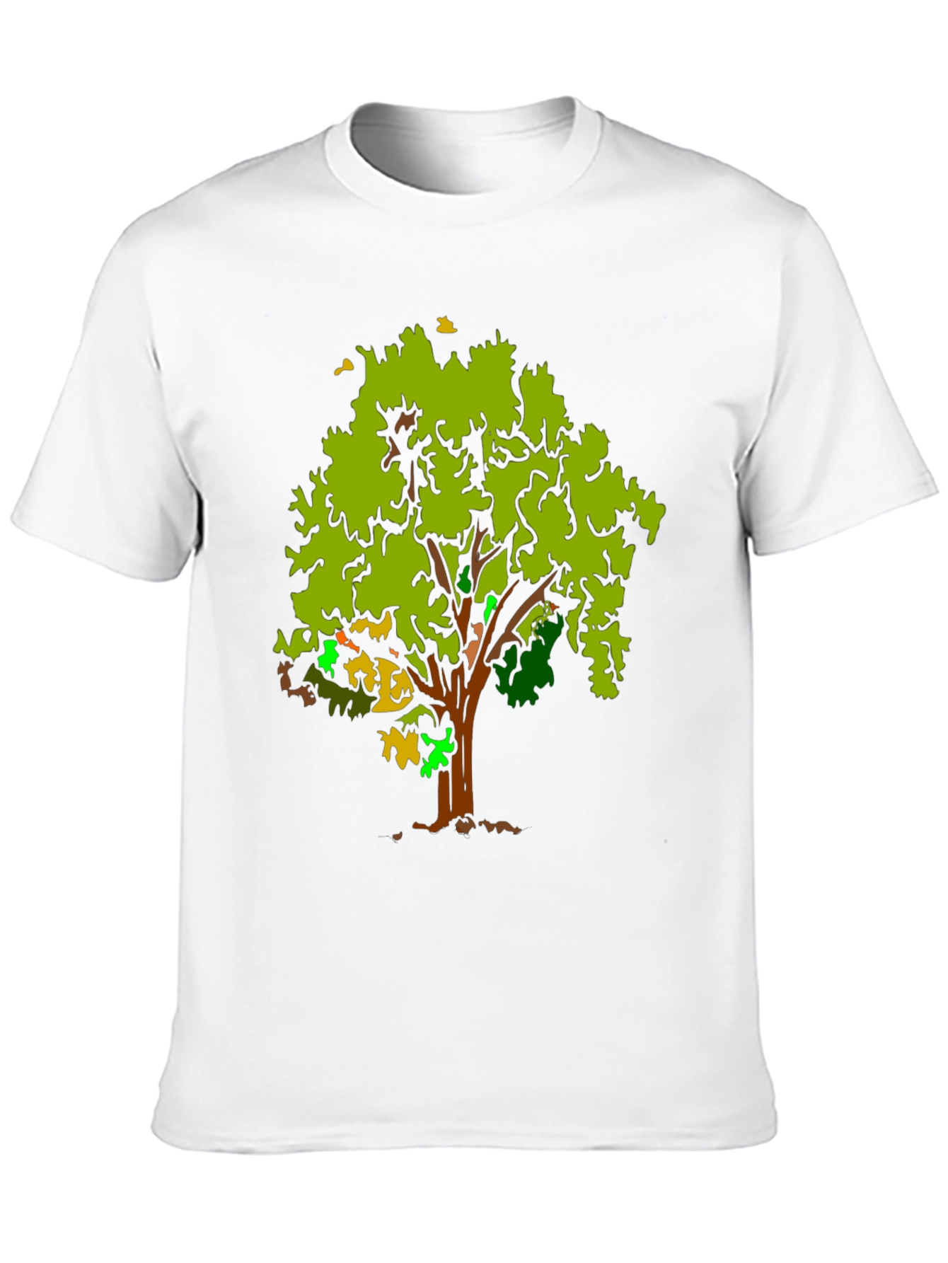 Tree Graphic Black T-Shirt - Nature Inspired Design