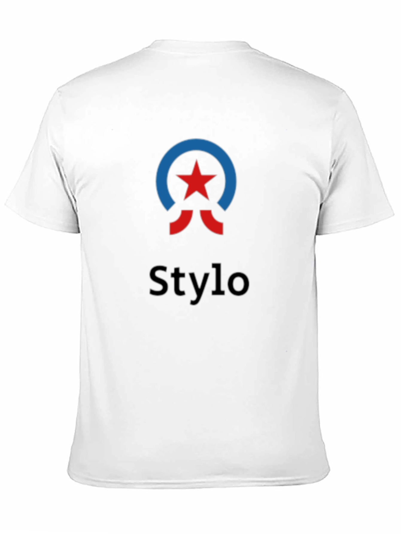 Mens Black Stylo Graphic T-Shirt