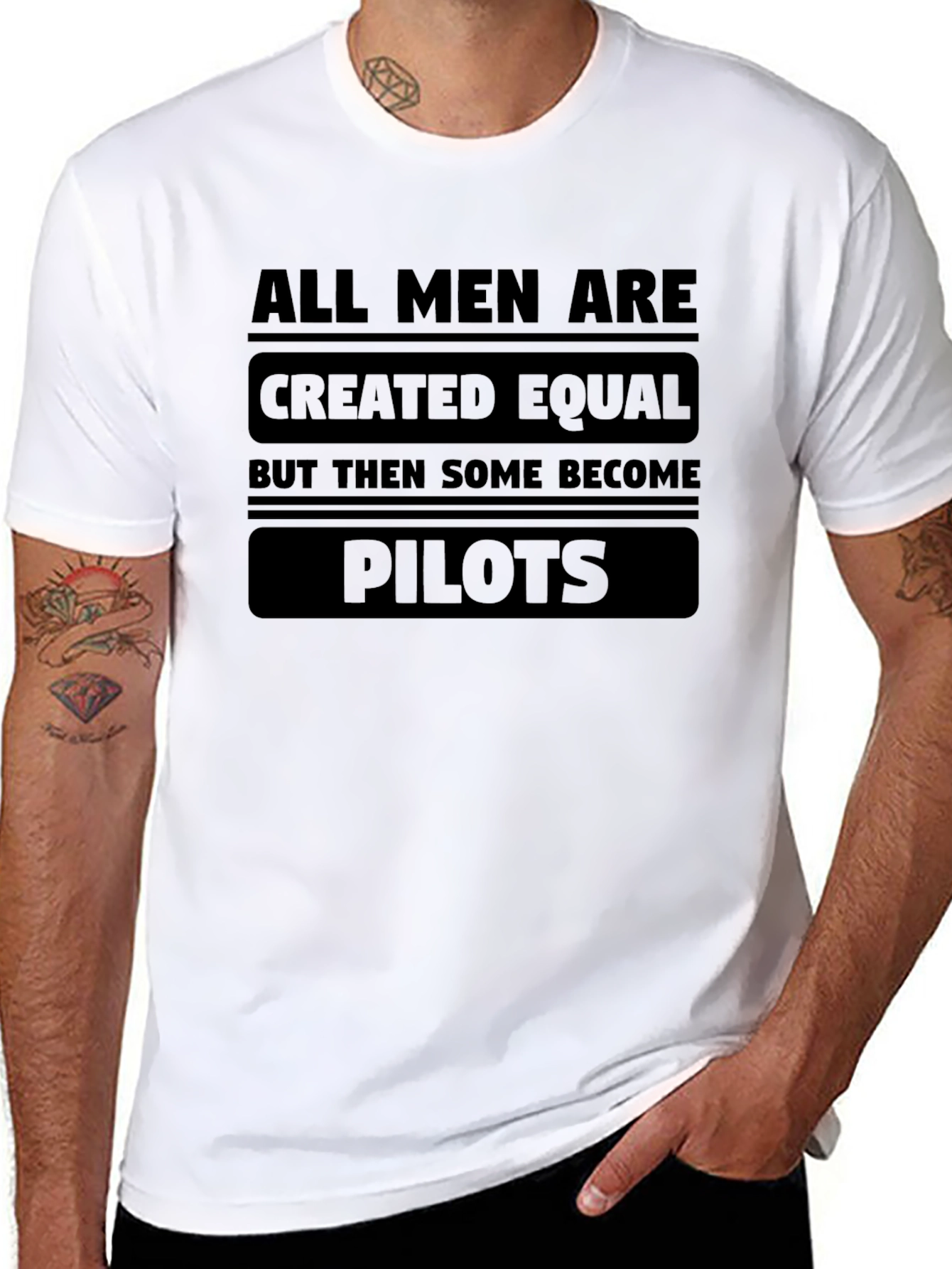 Pilot T-Shirt - All Men Are Created Equal Tee