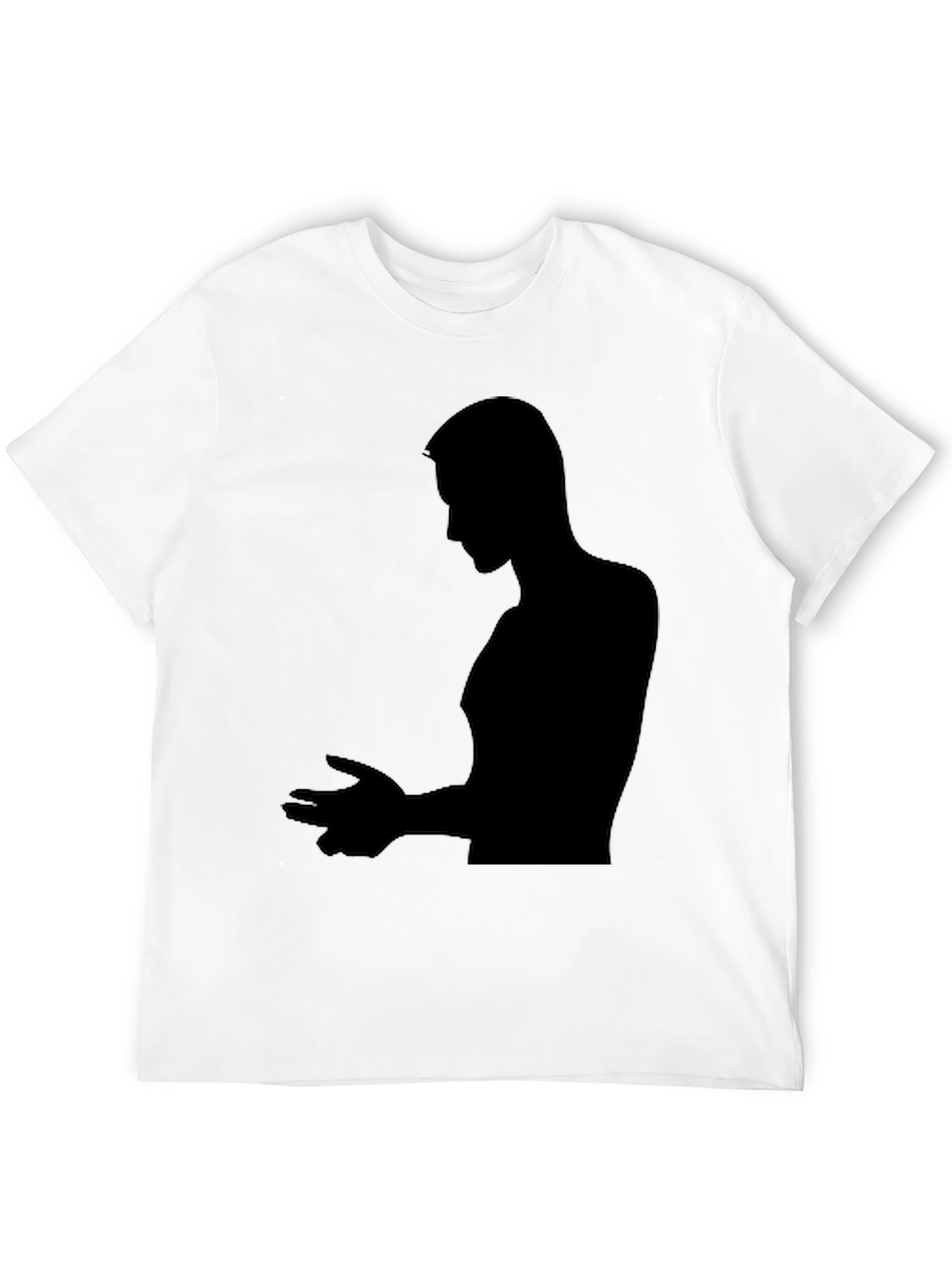 Silhouette Man Black T-Shirt