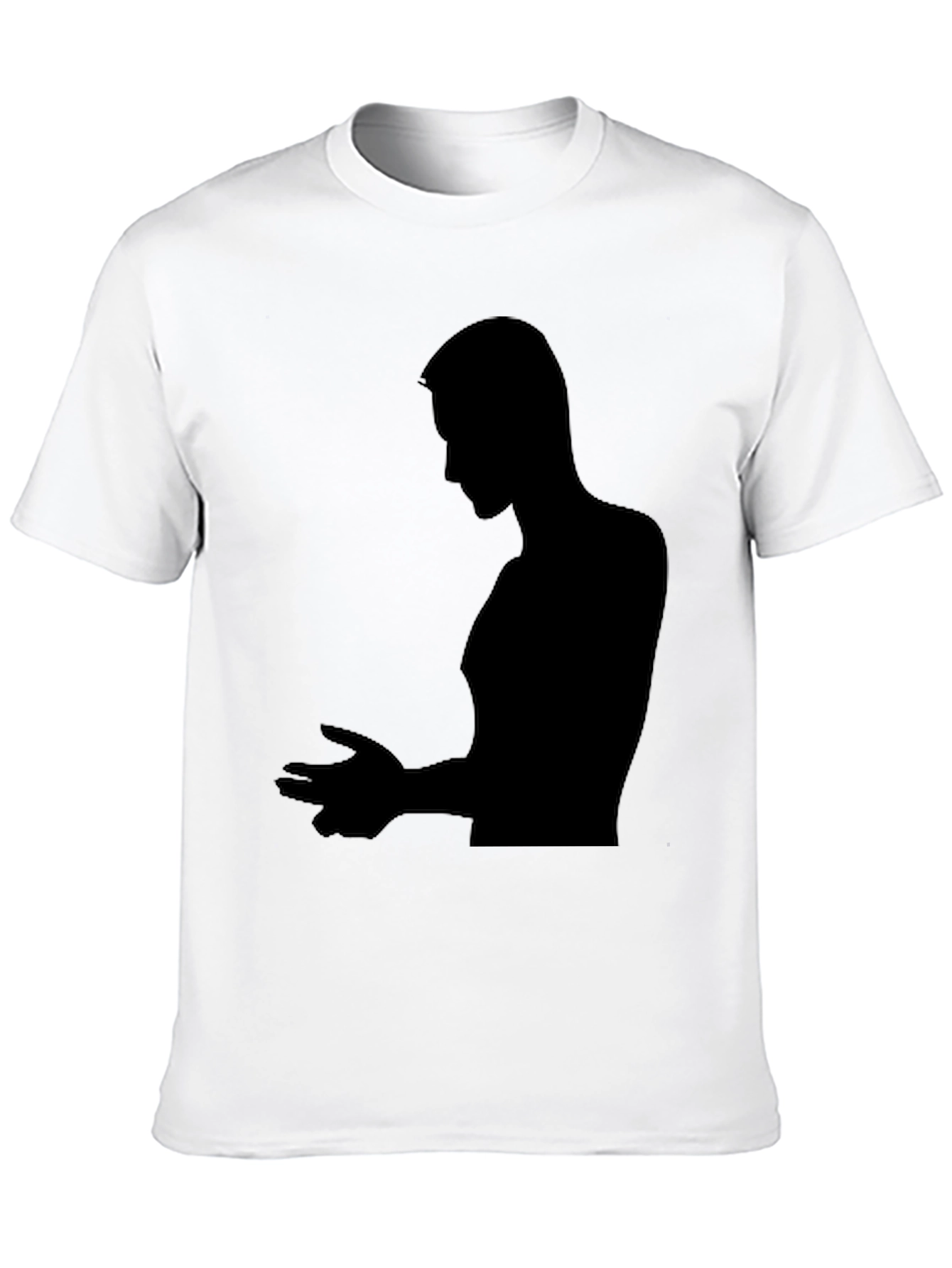 Silhouette Man Black T-Shirt