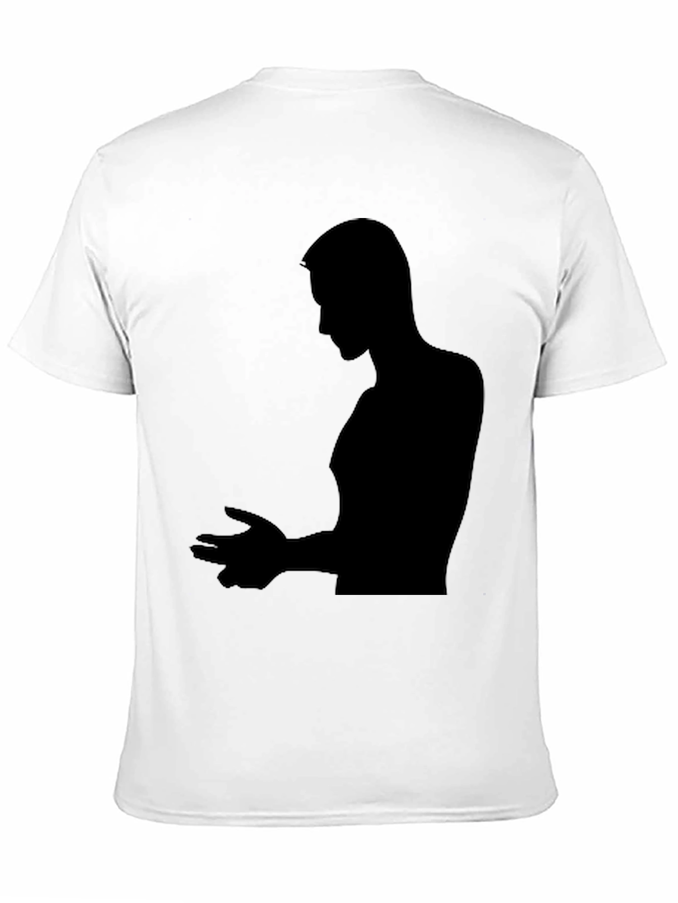 Silhouette Man Black T-Shirt