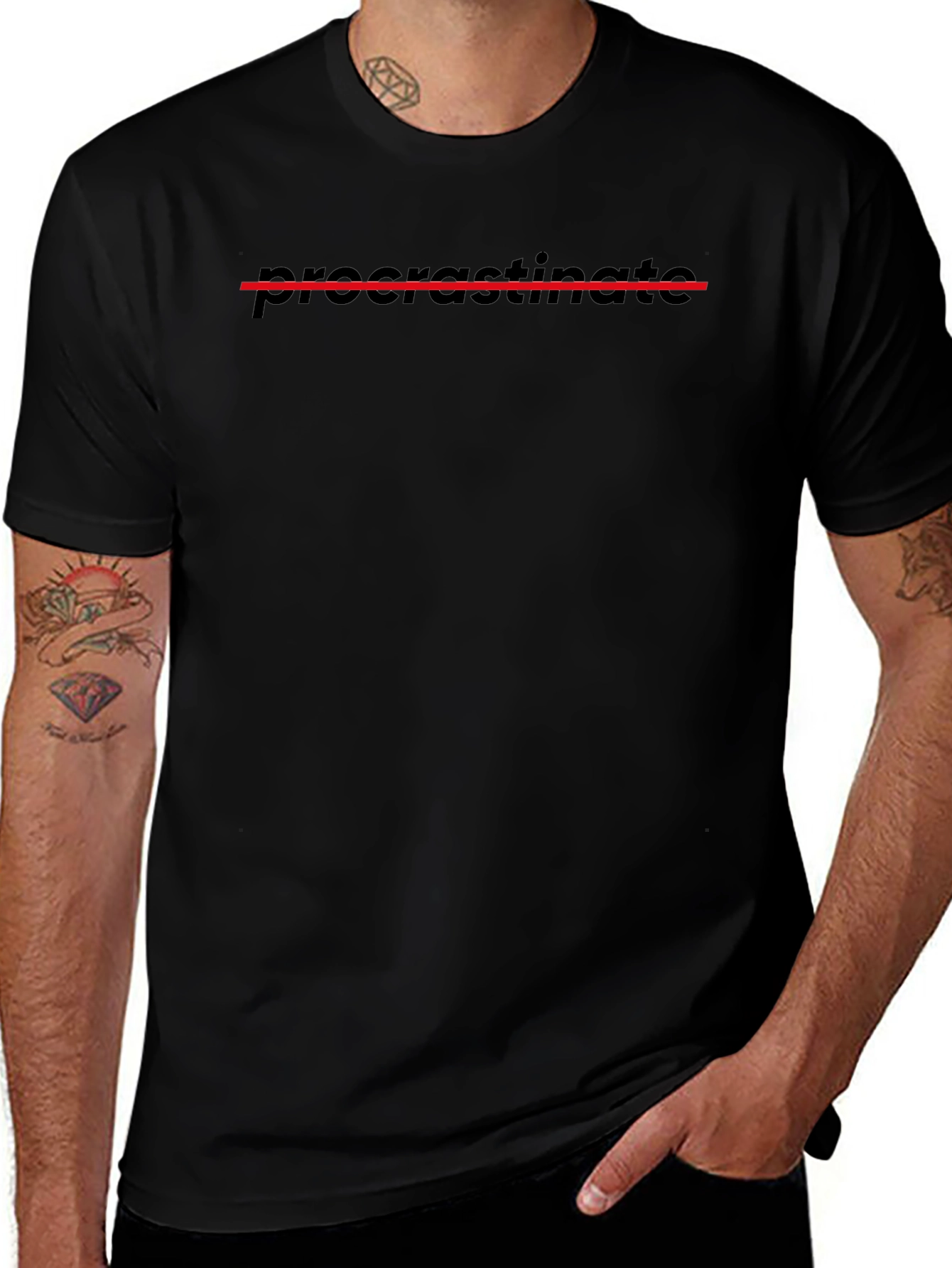 Procrastinate Funny Graphic Tee