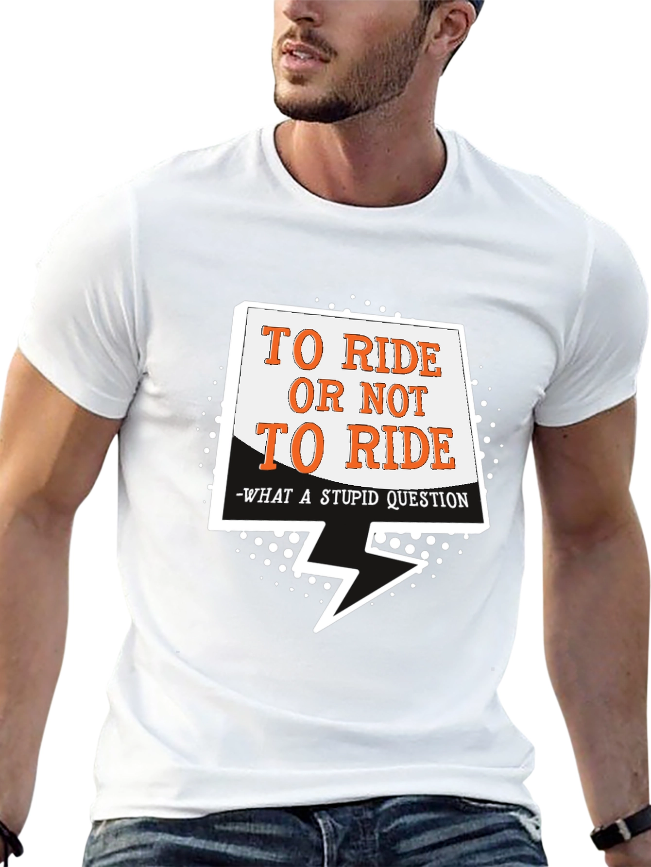 To Ride Or Not Graphic T-Shirt
