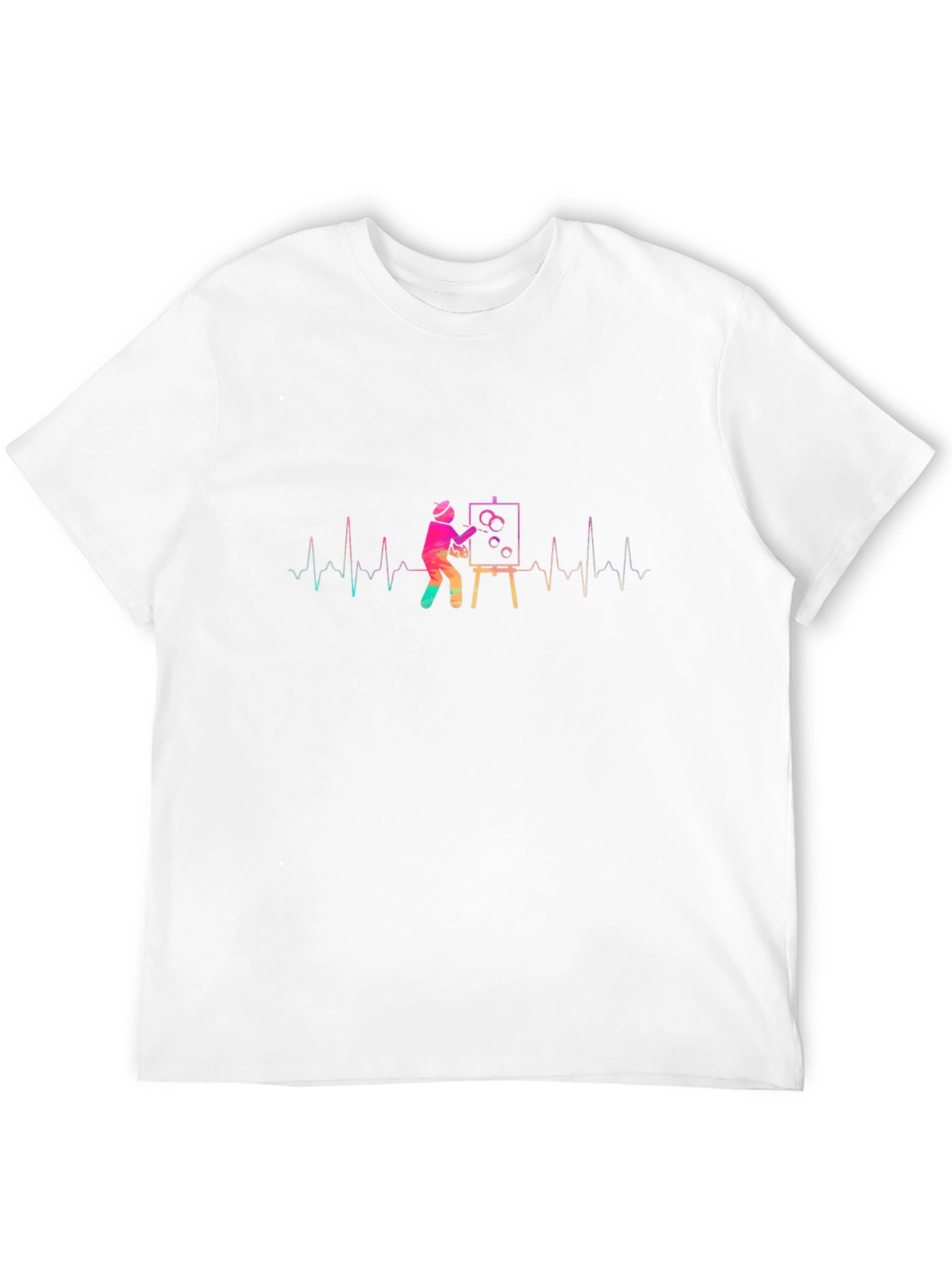 Artist Heartbeat Graphic Tee - Creative Expression