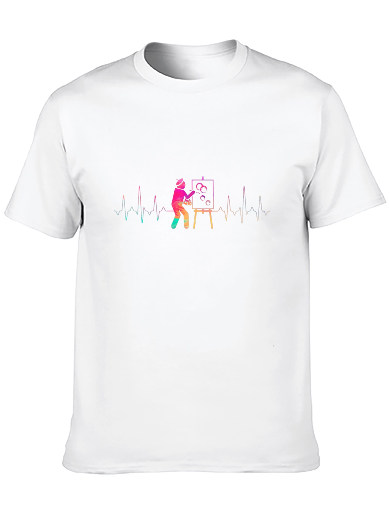 Artist Heartbeat Graphic Tee - Creative Expression