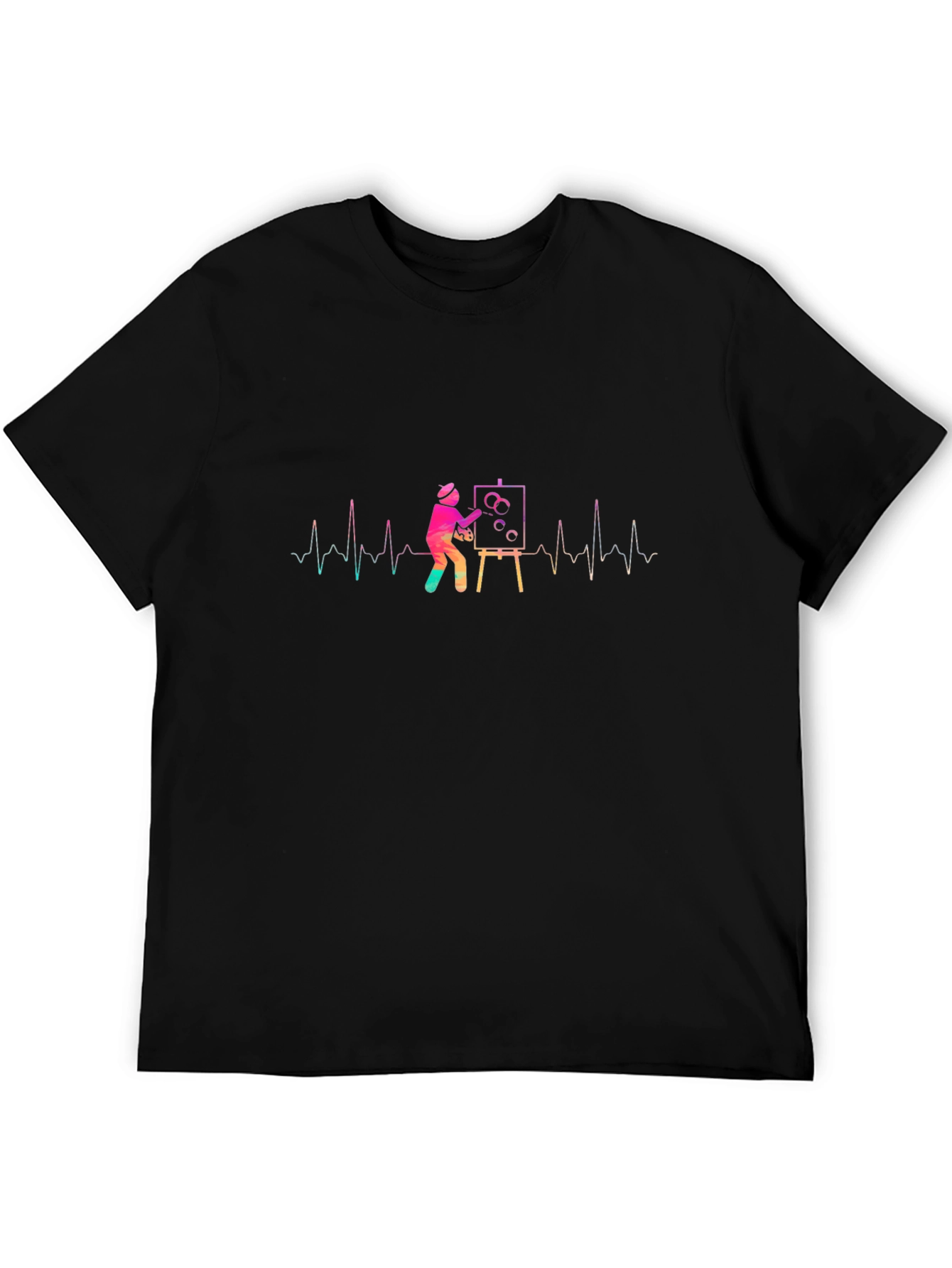 Artist Heartbeat Graphic Tee - Creative Expression