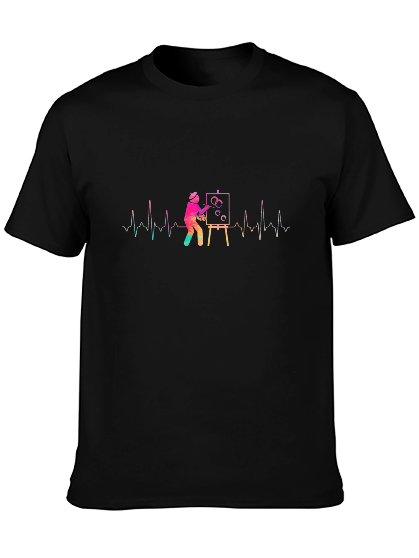 Artist Heartbeat Graphic Tee - Creative Expression