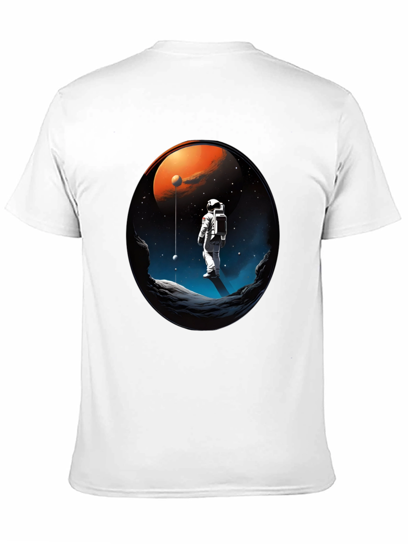 Astronaut Graphic T-Shirt - Space Exploration Design
