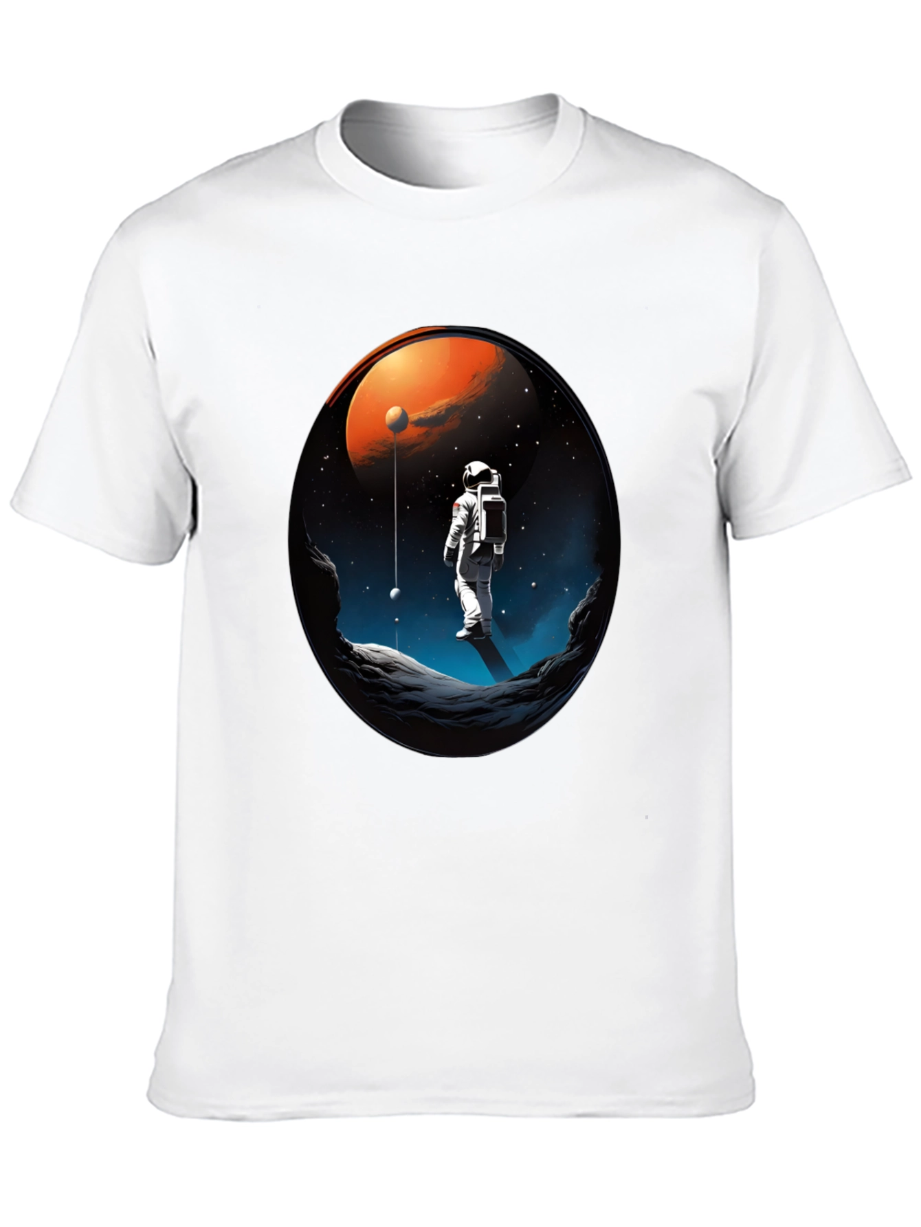 Astronaut Graphic T-Shirt - Space Exploration Design