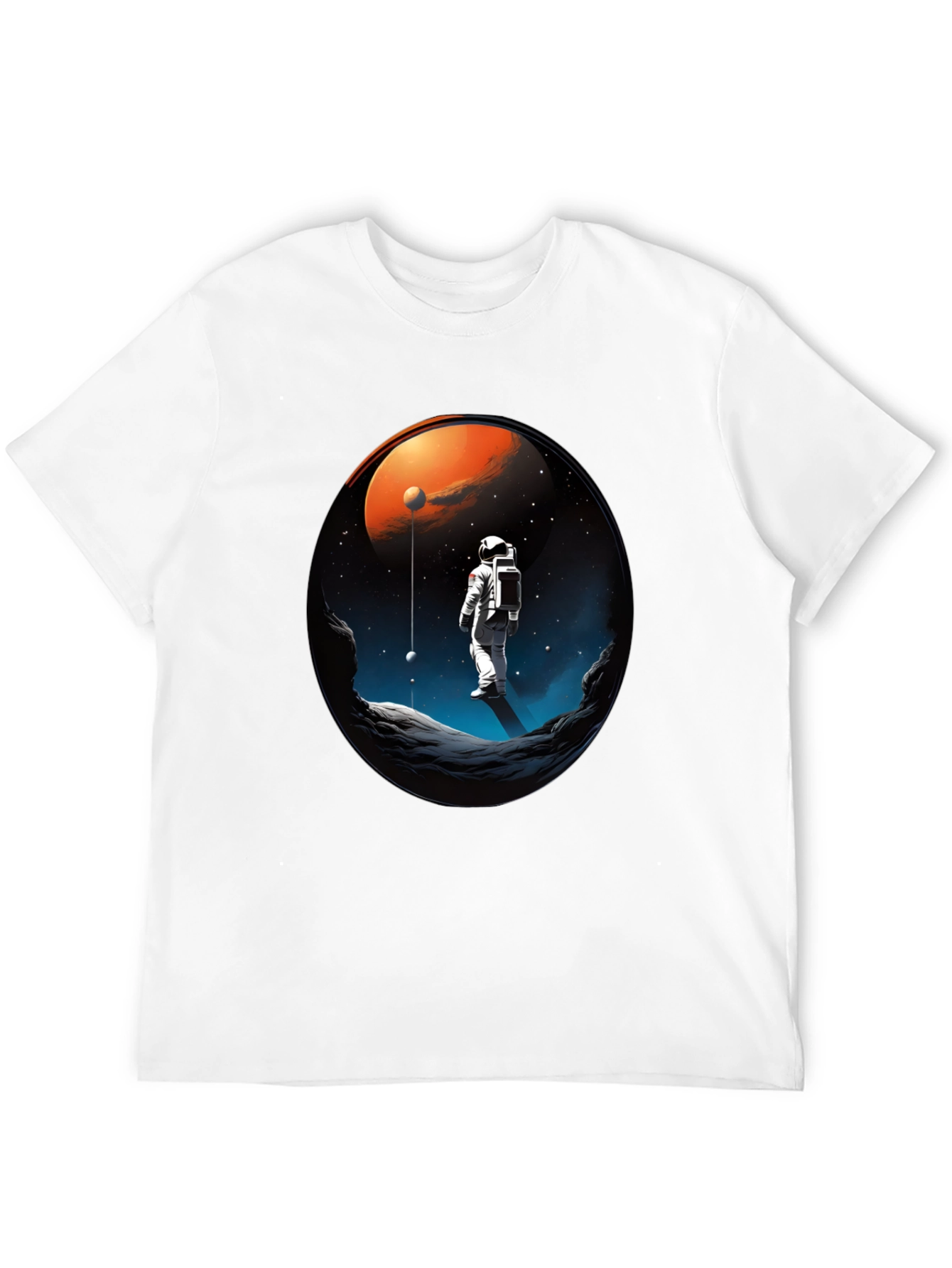 Astronaut Graphic T-Shirt - Space Exploration Design