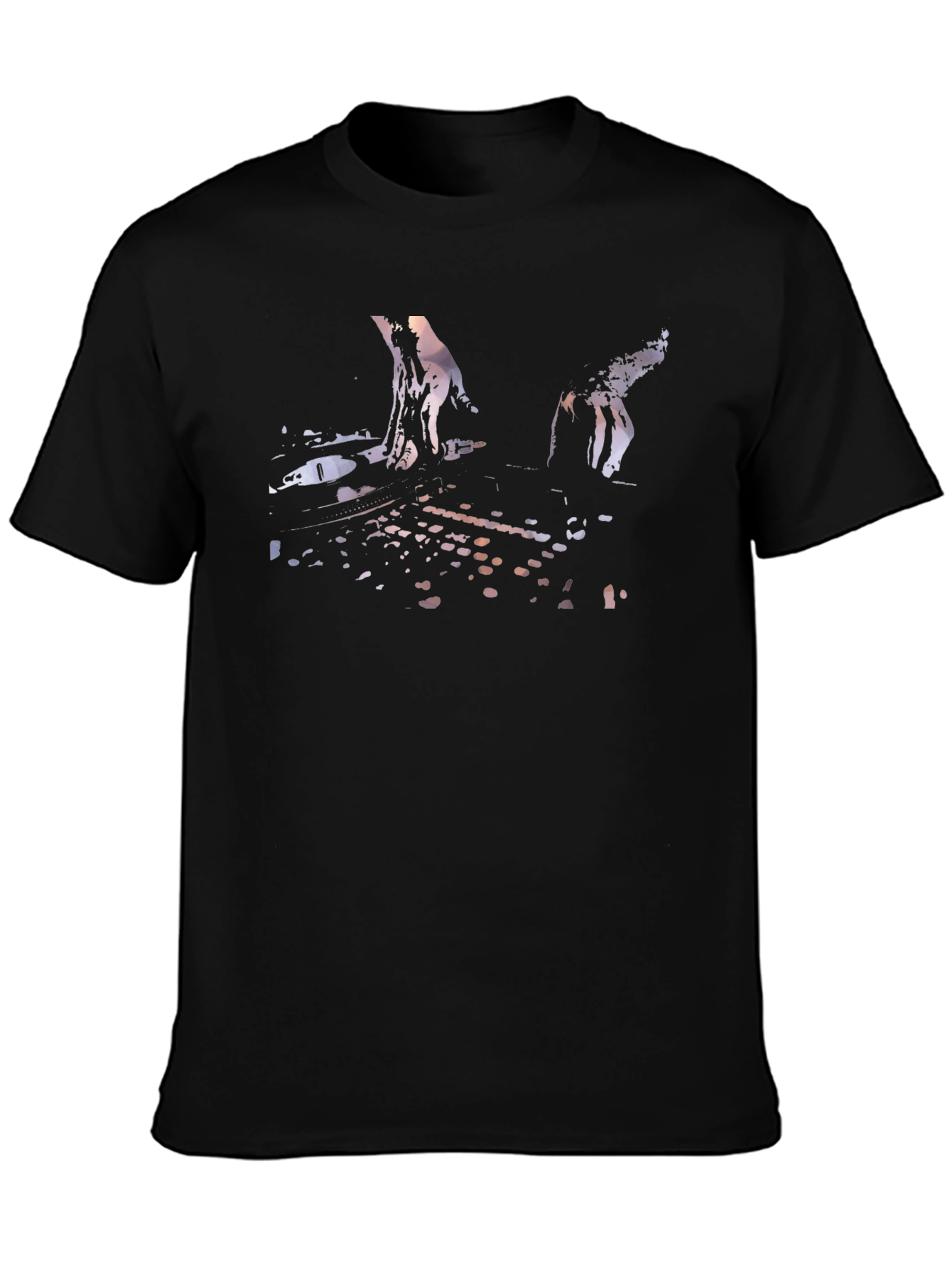DJ Mixer Graphic Tee - Black