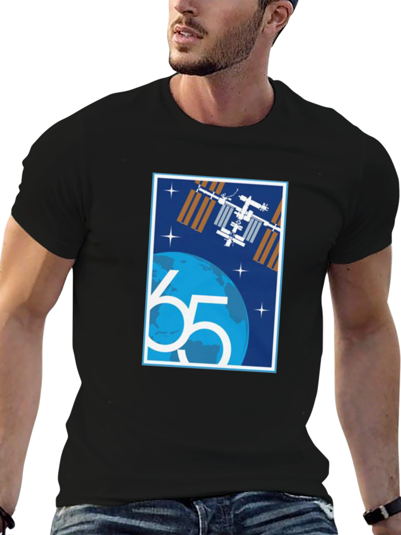 ISS Expedition 65 Graphic T-Shirt