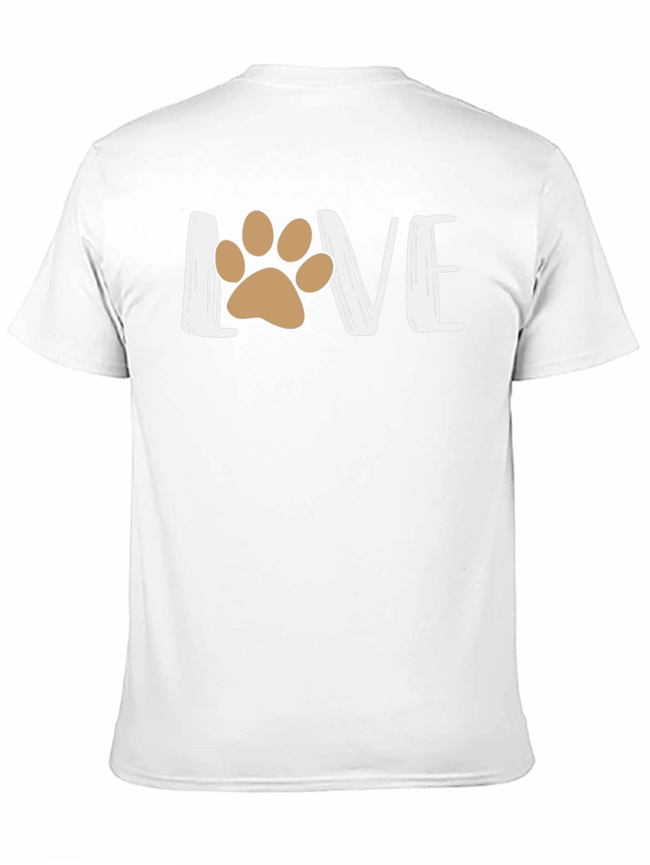 Love Paw Print Graphic T-Shirt