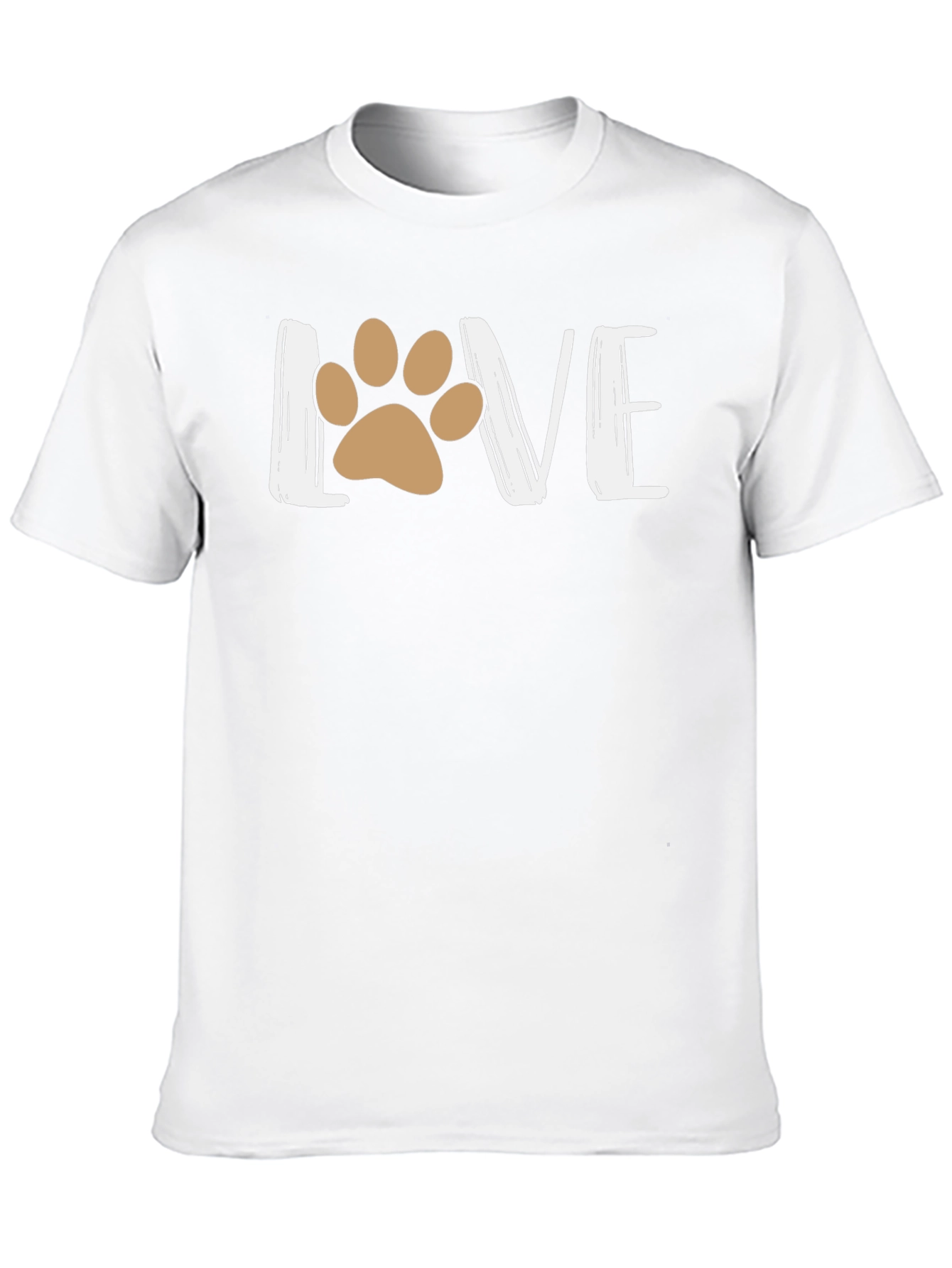 Love Paw Print Graphic T-Shirt