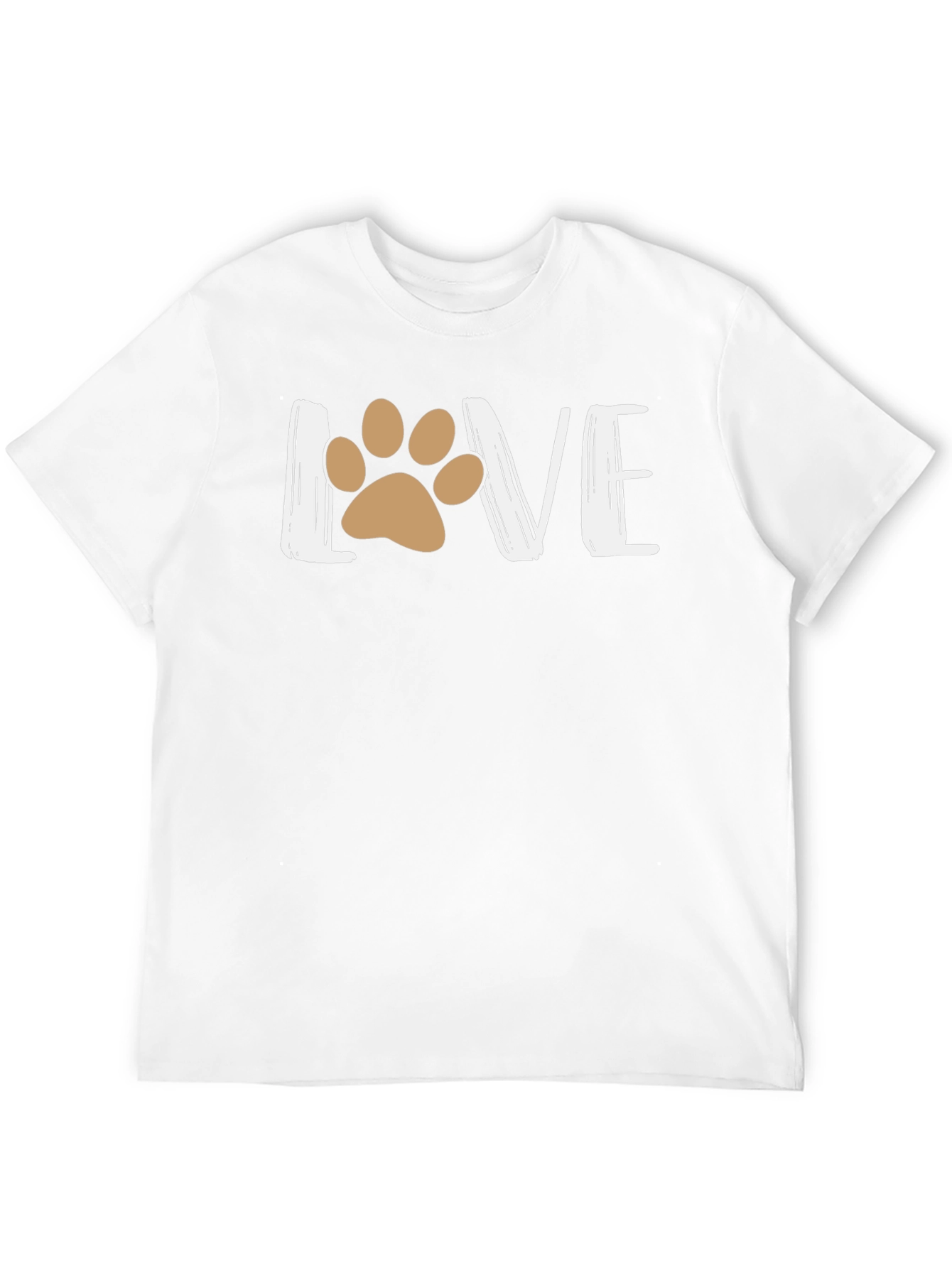 Love Paw Print Graphic T-Shirt