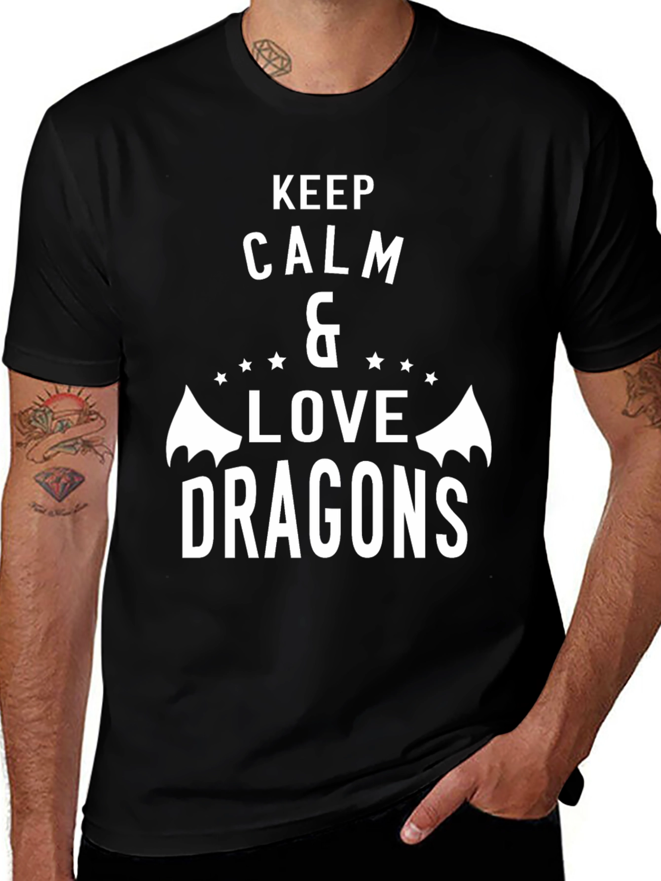 Keep Calm & Love Dragons T-Shirt