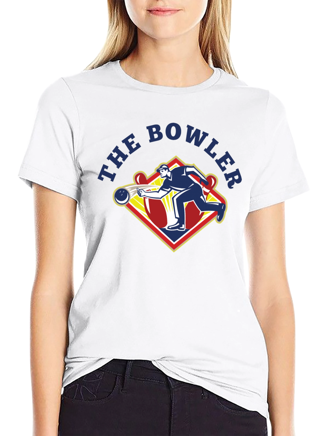 The Bowler Graphic T-Shirt - Classic Bowling Design